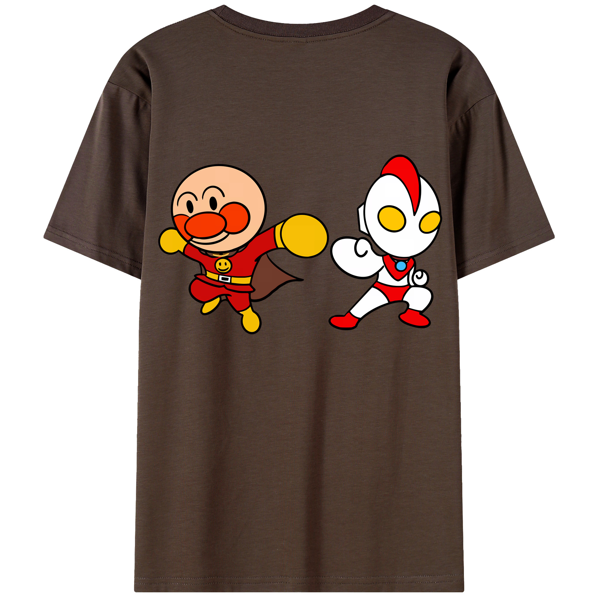 （画像用） アンパンマン Anpanman 綿100％半袖Tシャツ（背面プリント）