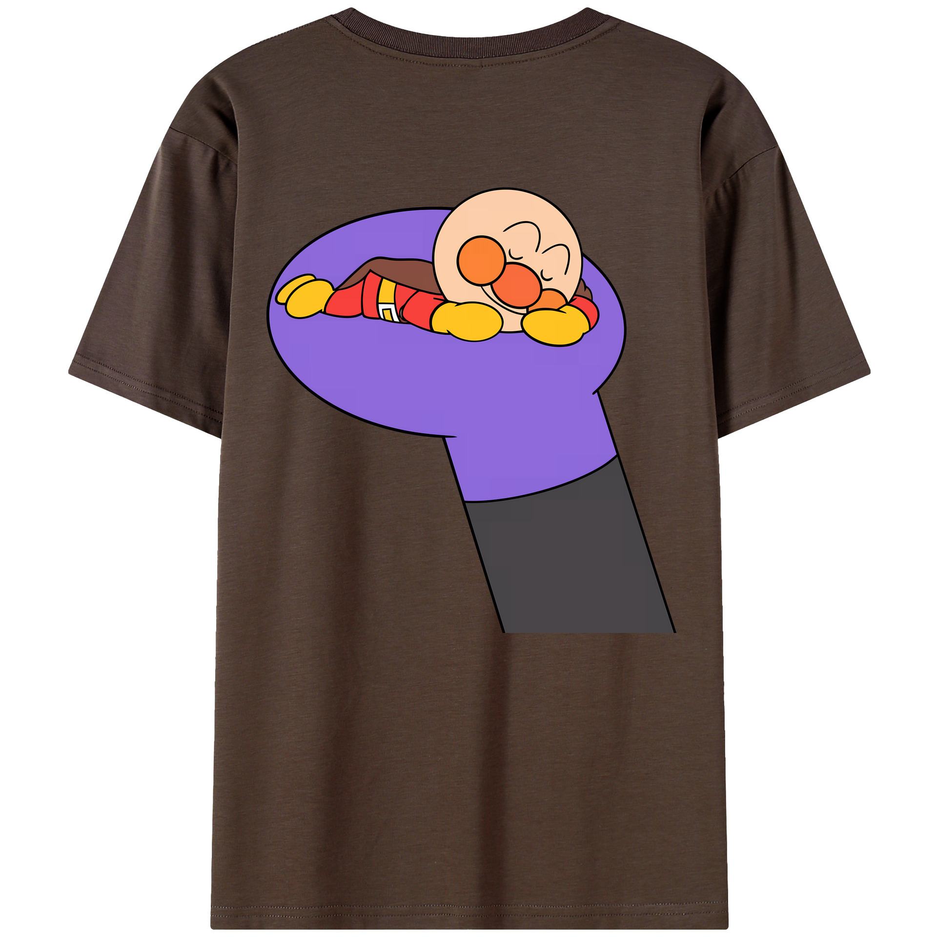 （画像用） アンパンマン Anpanman 綿100％半袖Tシャツ（背面プリント）