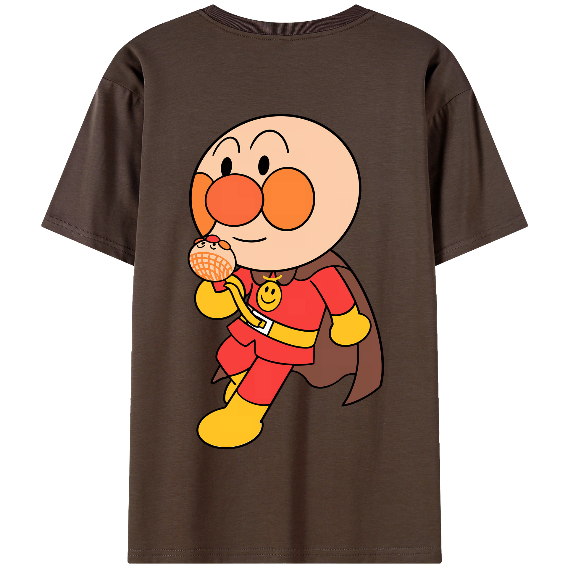（画像用） アンパンマン Anpanman 綿100％半袖Tシャツ（背面プリント）