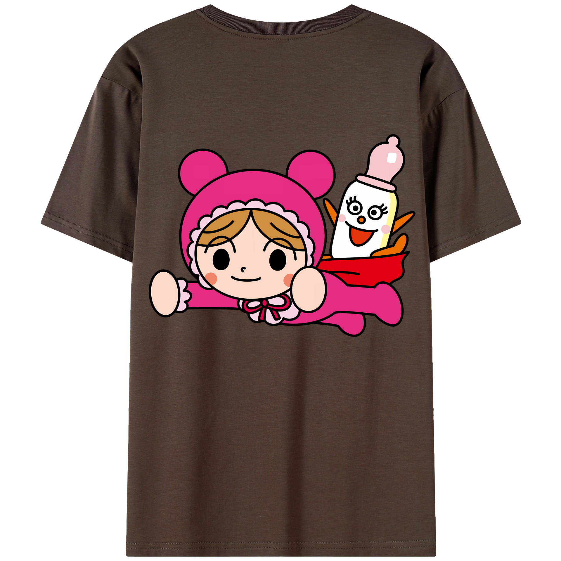 （画像用） アンパンマン Anpanman 綿100％半袖Tシャツ（背面プリント）