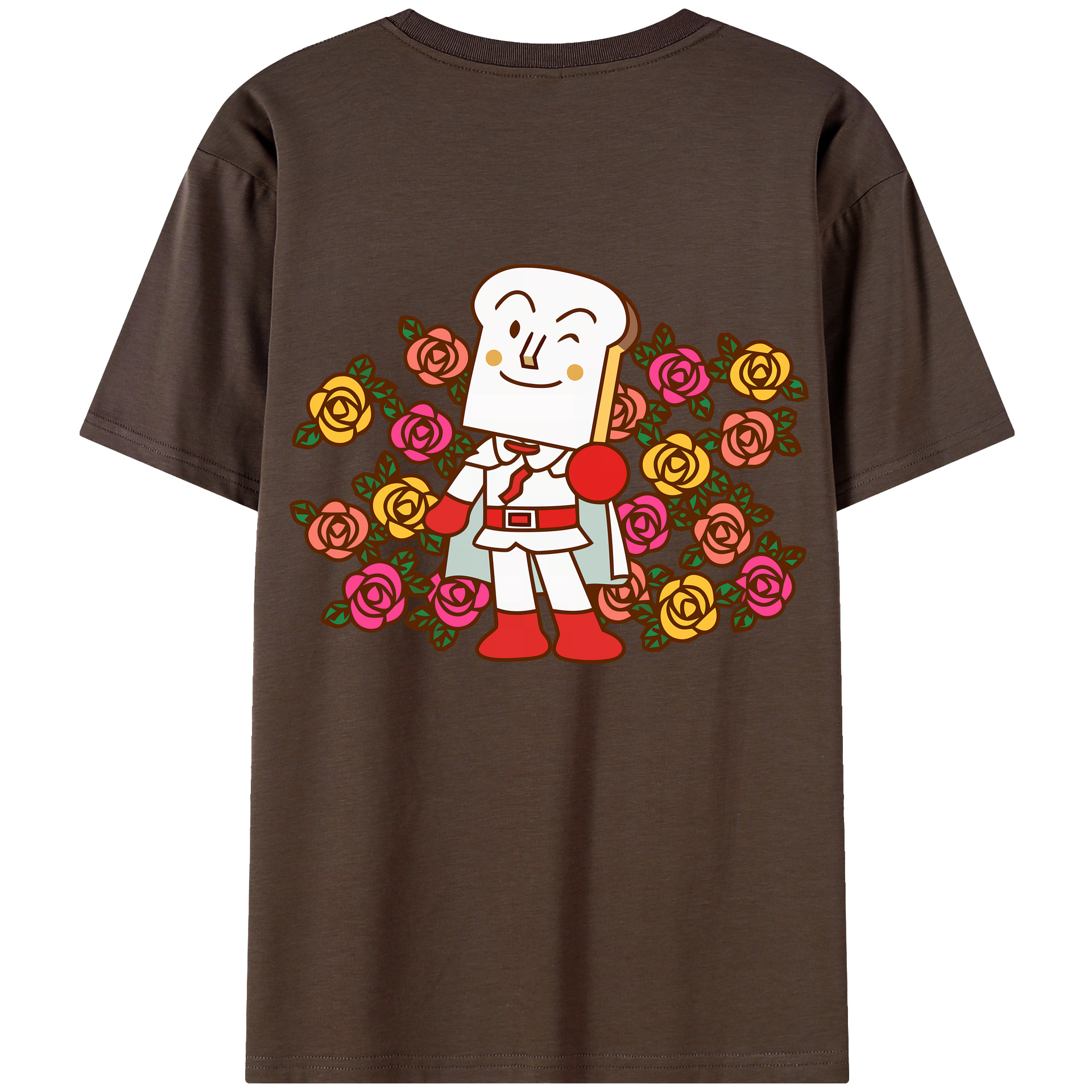 （画像用） アンパンマン Anpanman 綿100％半袖Tシャツ（背面プリント）
