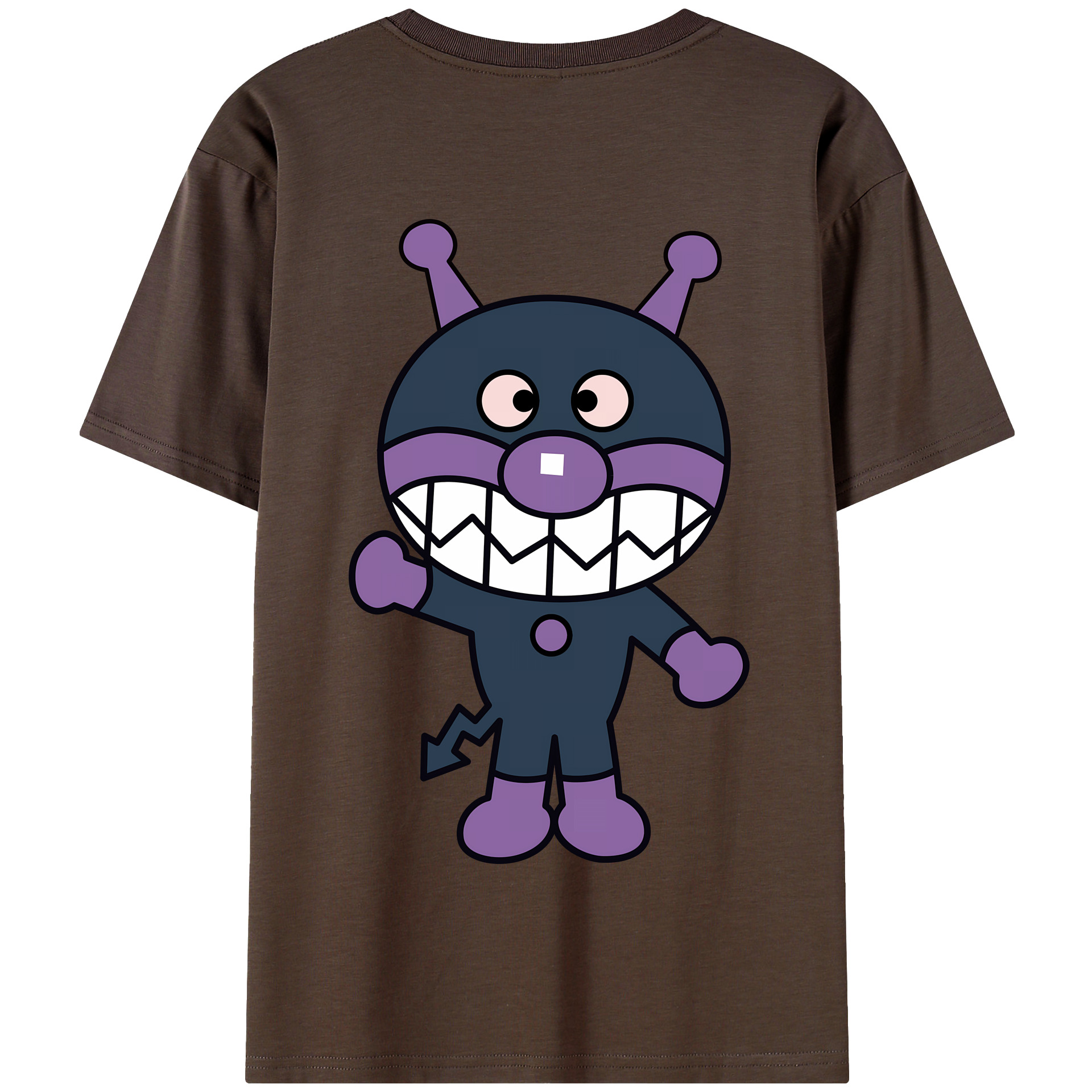 （画像用） アンパンマン Anpanman 綿100％半袖Tシャツ（背面プリント）
