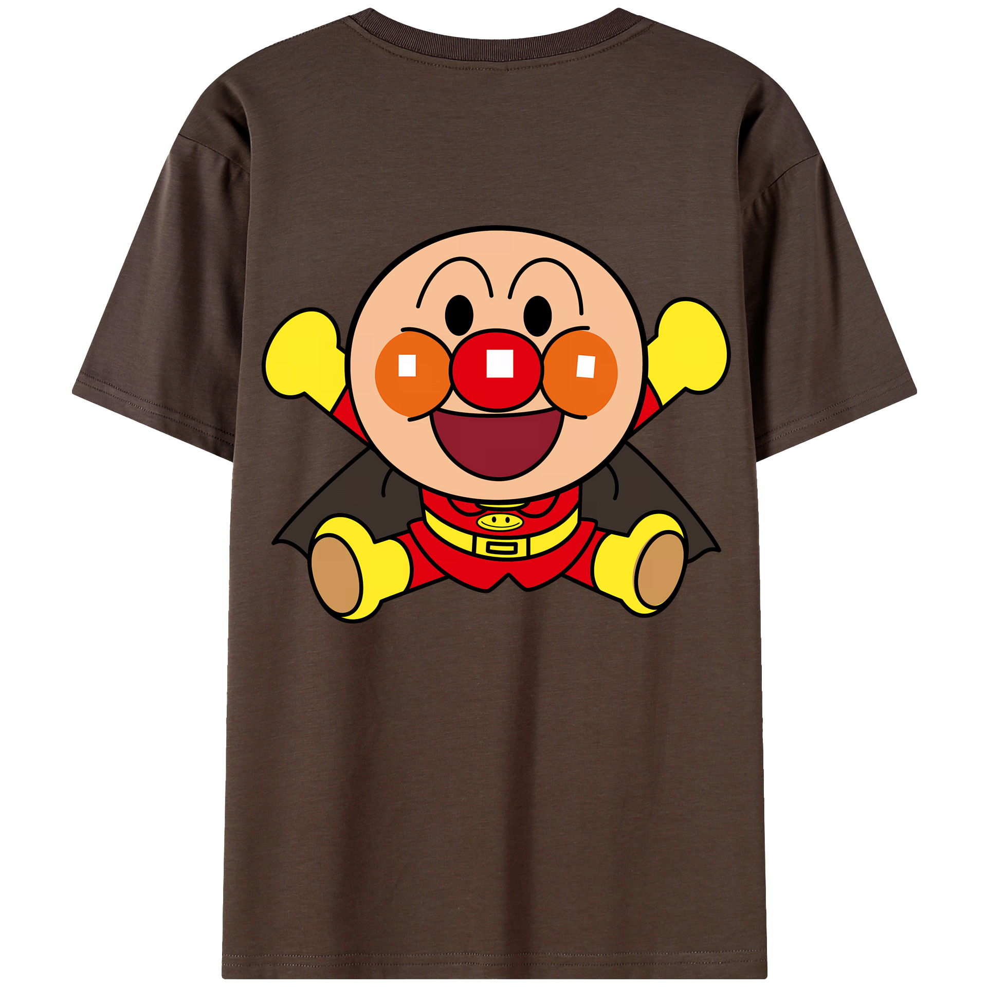 （画像用） アンパンマン Anpanman 綿100％半袖Tシャツ（背面プリント）