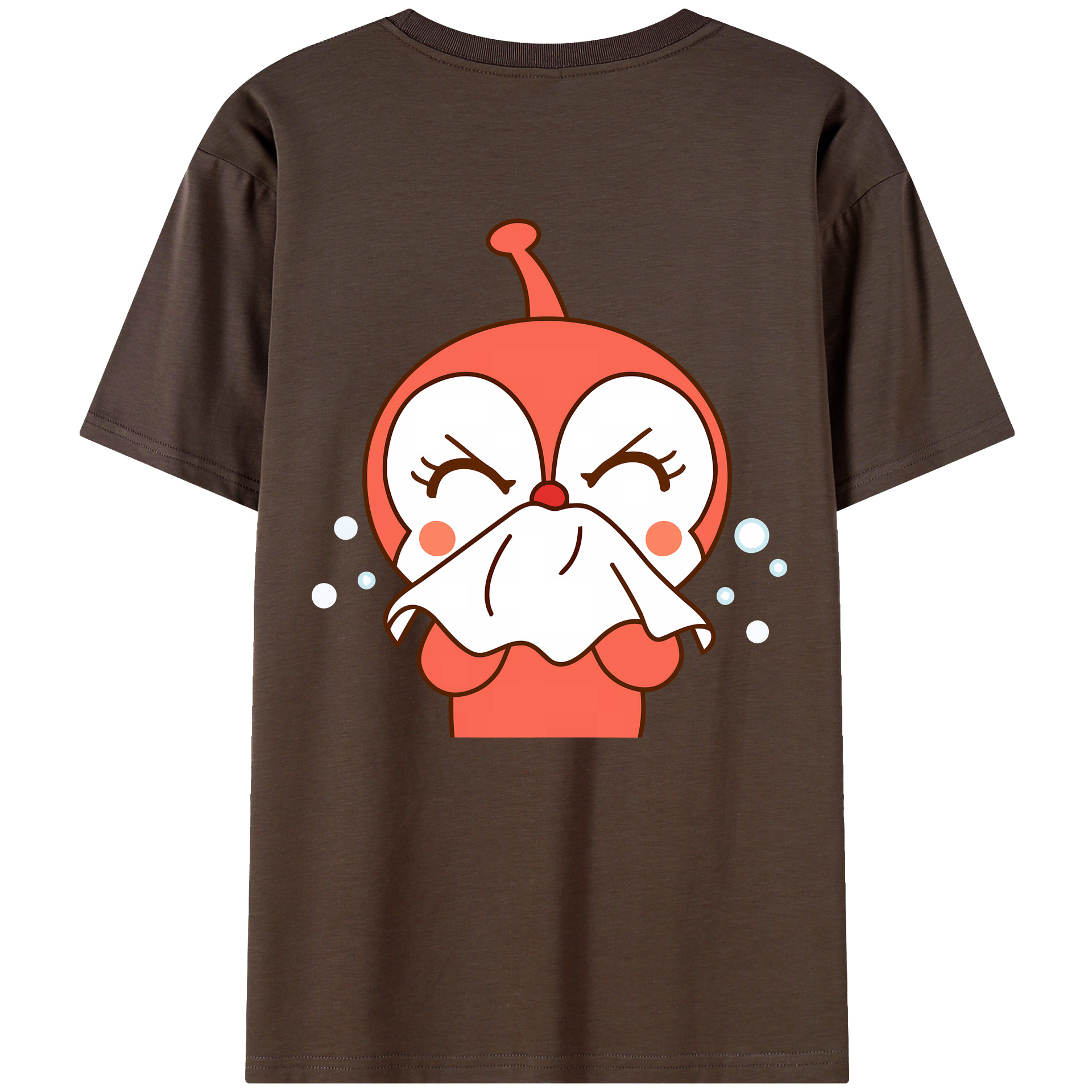 （画像用） アンパンマン Anpanman 綿100％半袖Tシャツ（背面プリント）