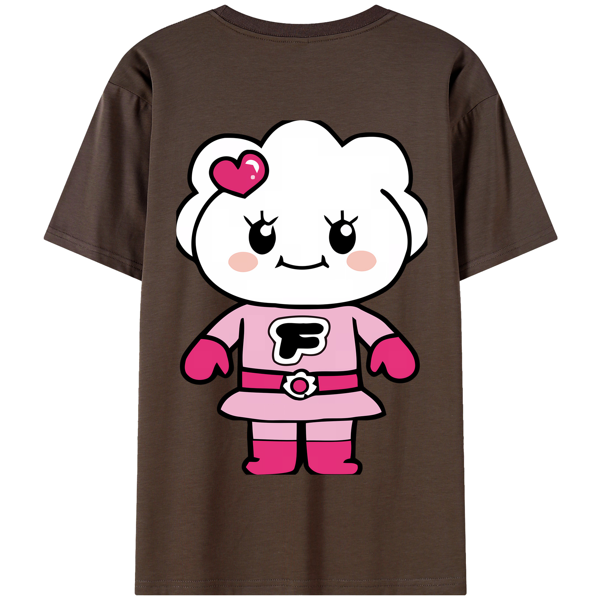 （画像用） アンパンマン Anpanman 綿100％半袖Tシャツ（背面プリント）