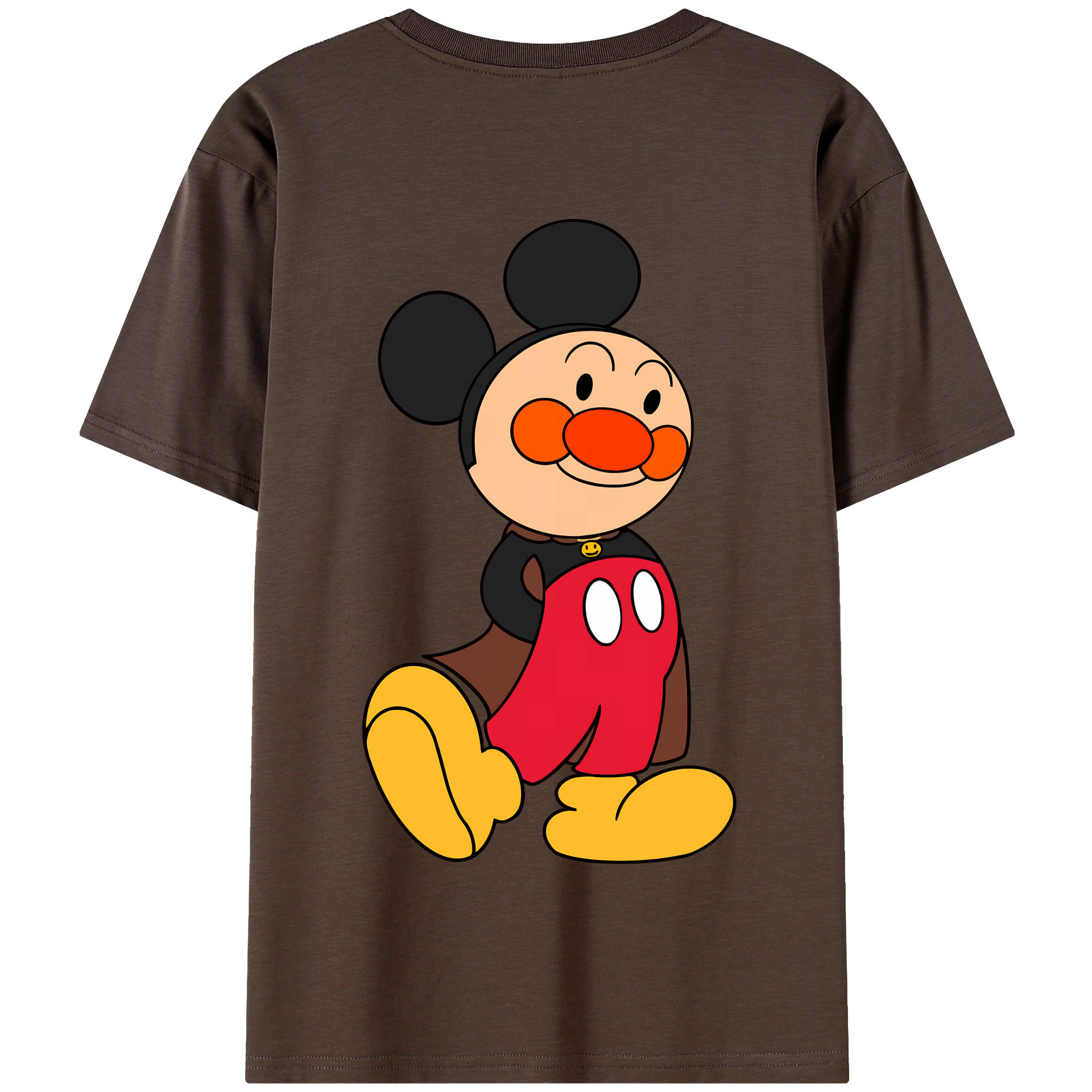 （画像用） アンパンマン Anpanman 綿100％半袖Tシャツ（背面プリント）