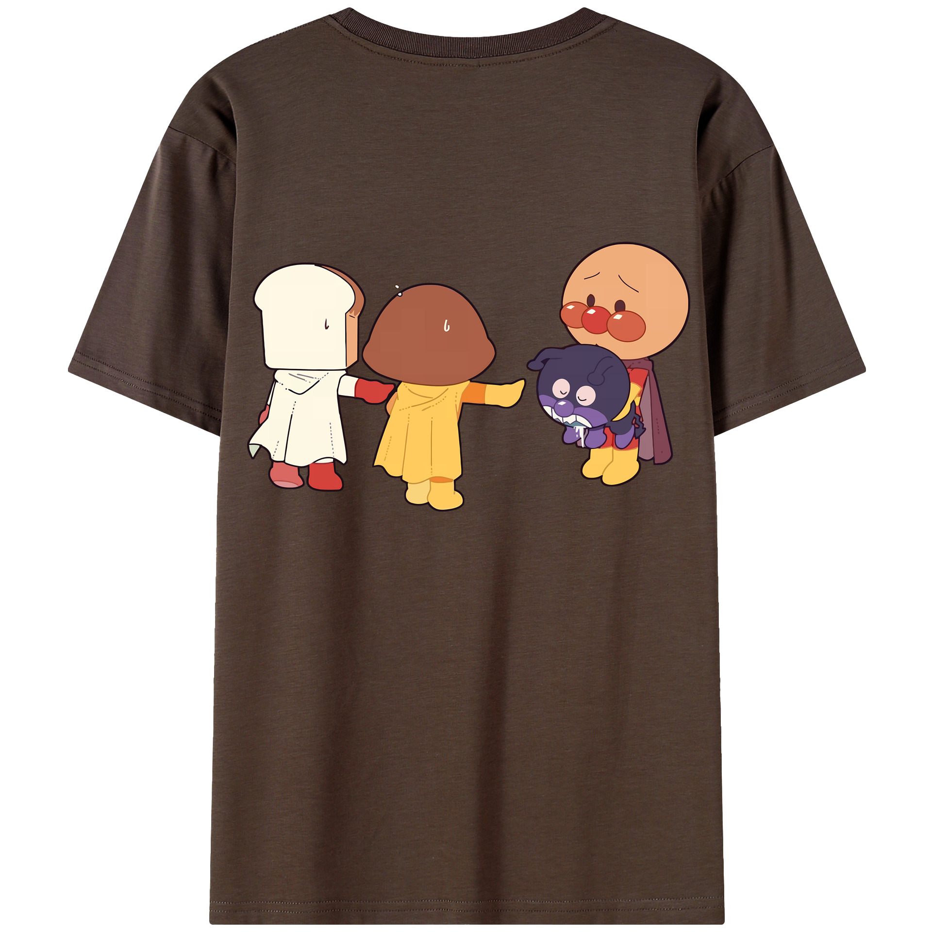 （画像用） アンパンマン Anpanman 綿100％半袖Tシャツ（背面プリント）
