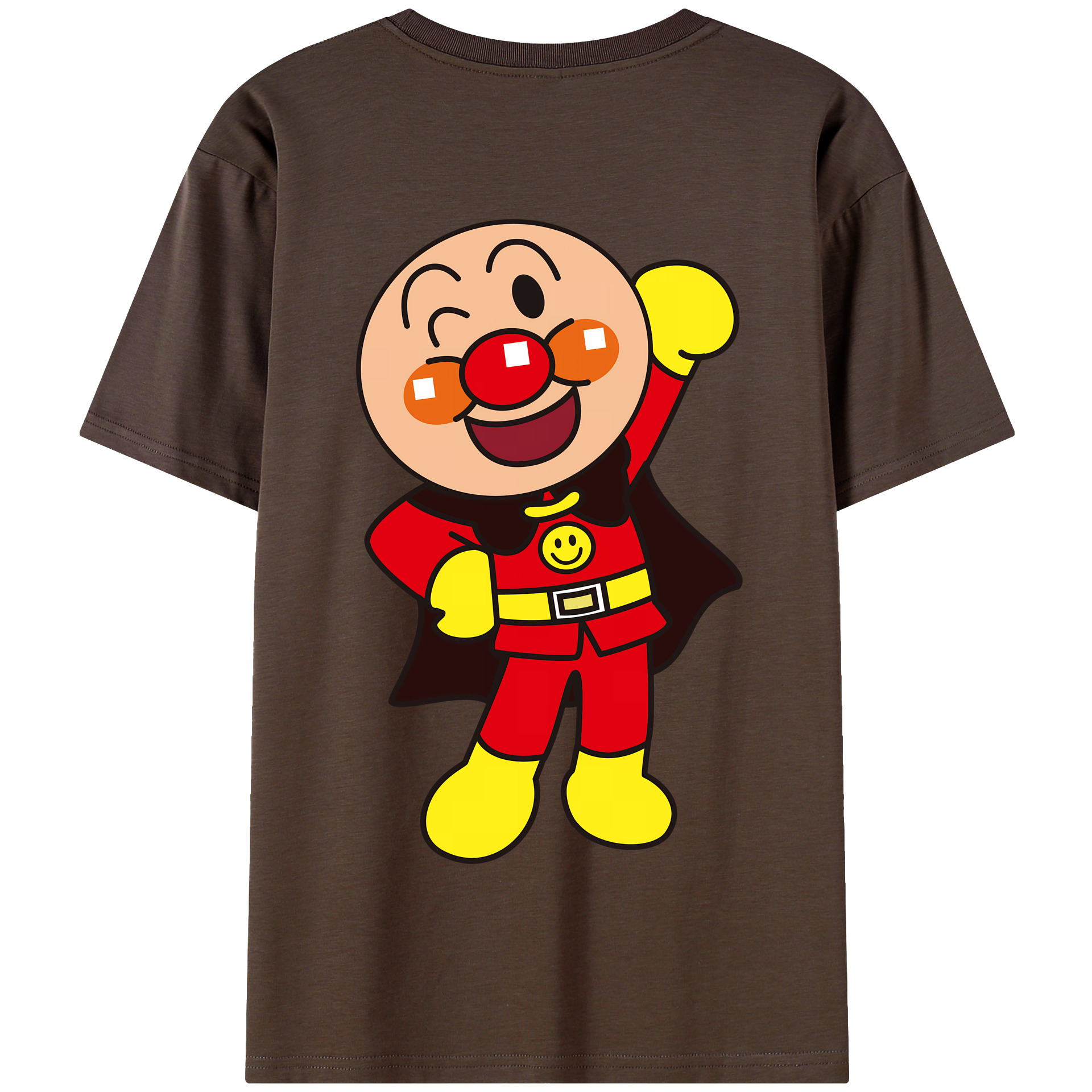 （画像用） アンパンマン Anpanman 綿100％半袖Tシャツ（背面プリント）