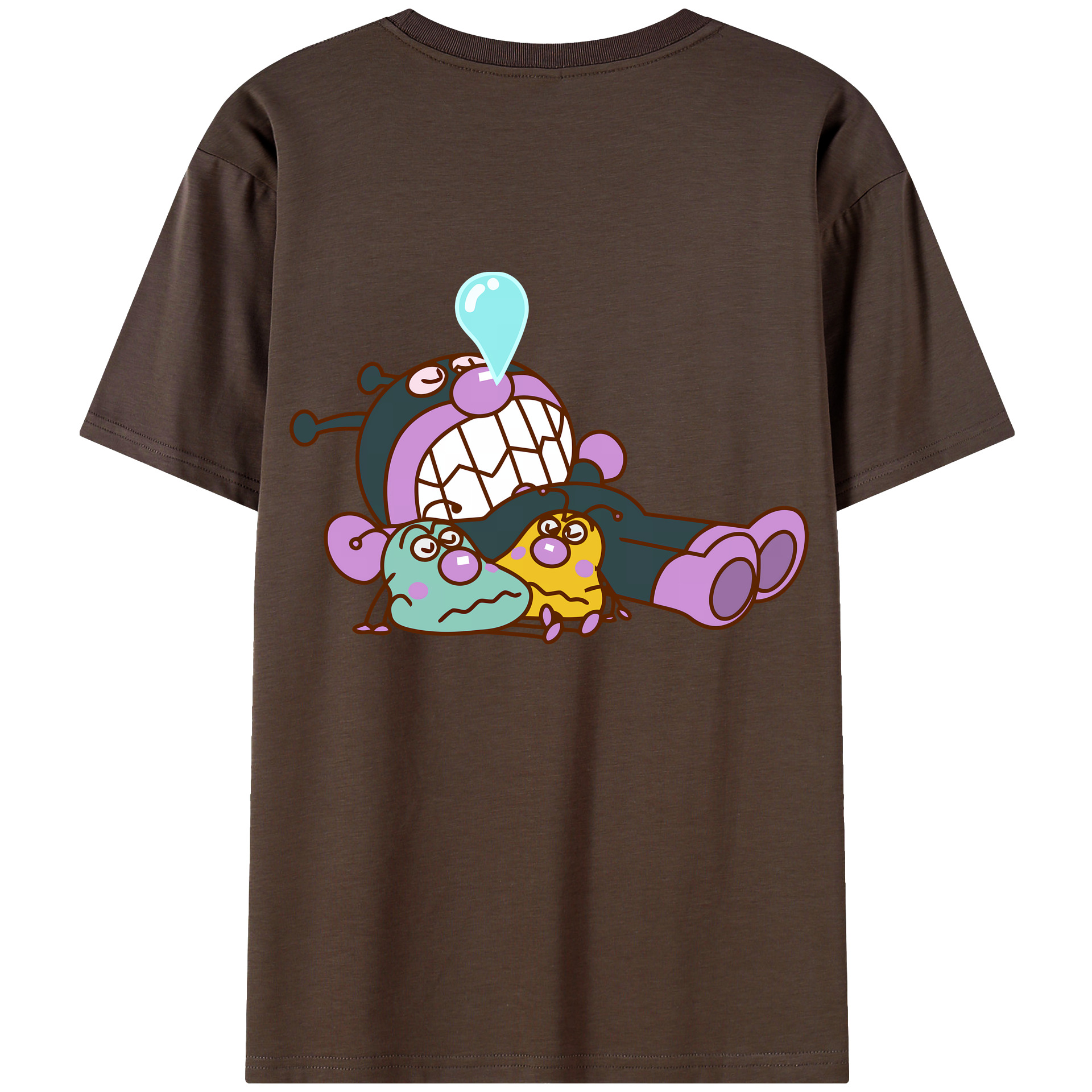 （画像用） アンパンマン Anpanman 綿100％半袖Tシャツ（背面プリント）
