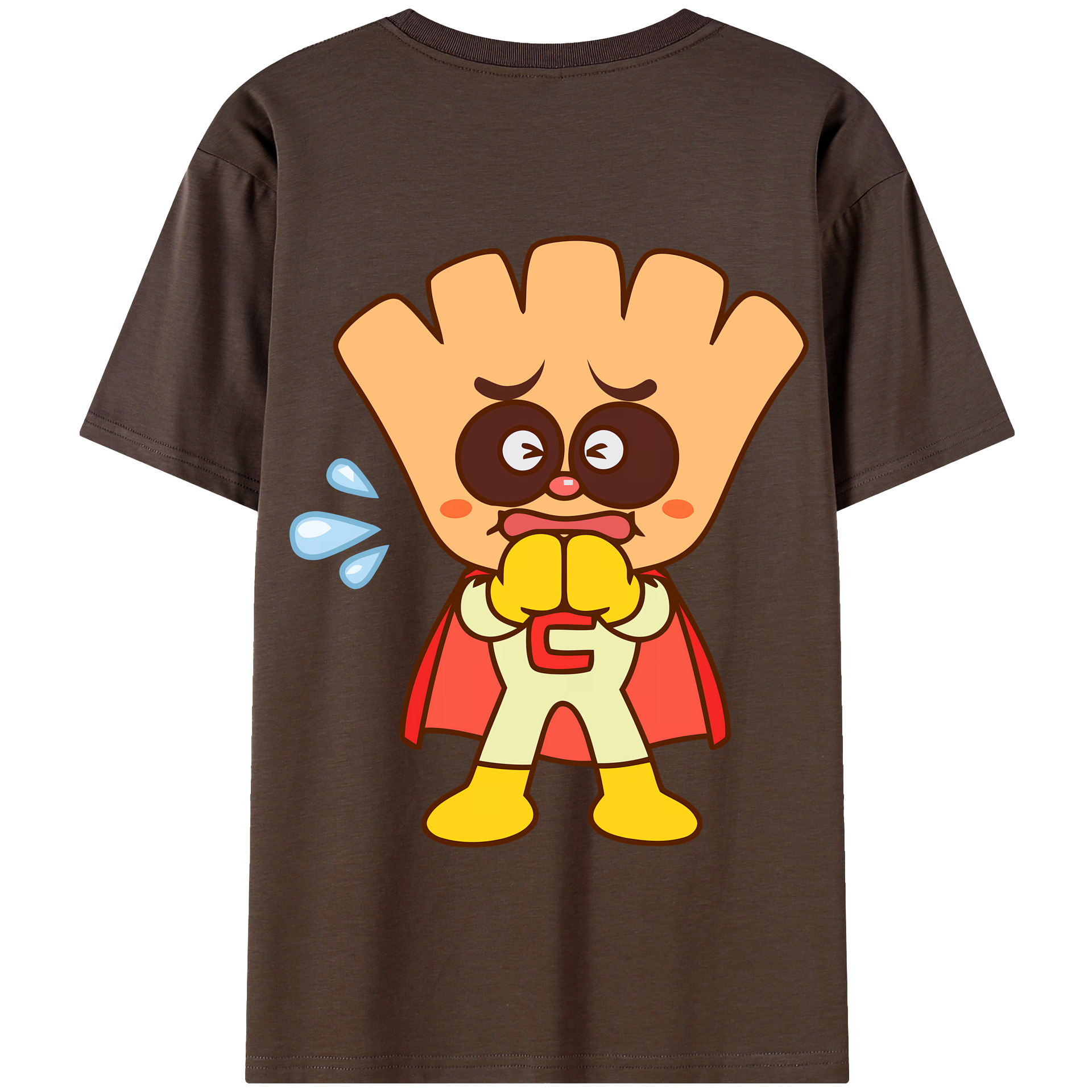 （画像用） アンパンマン Anpanman 綿100％半袖Tシャツ（背面プリント）
