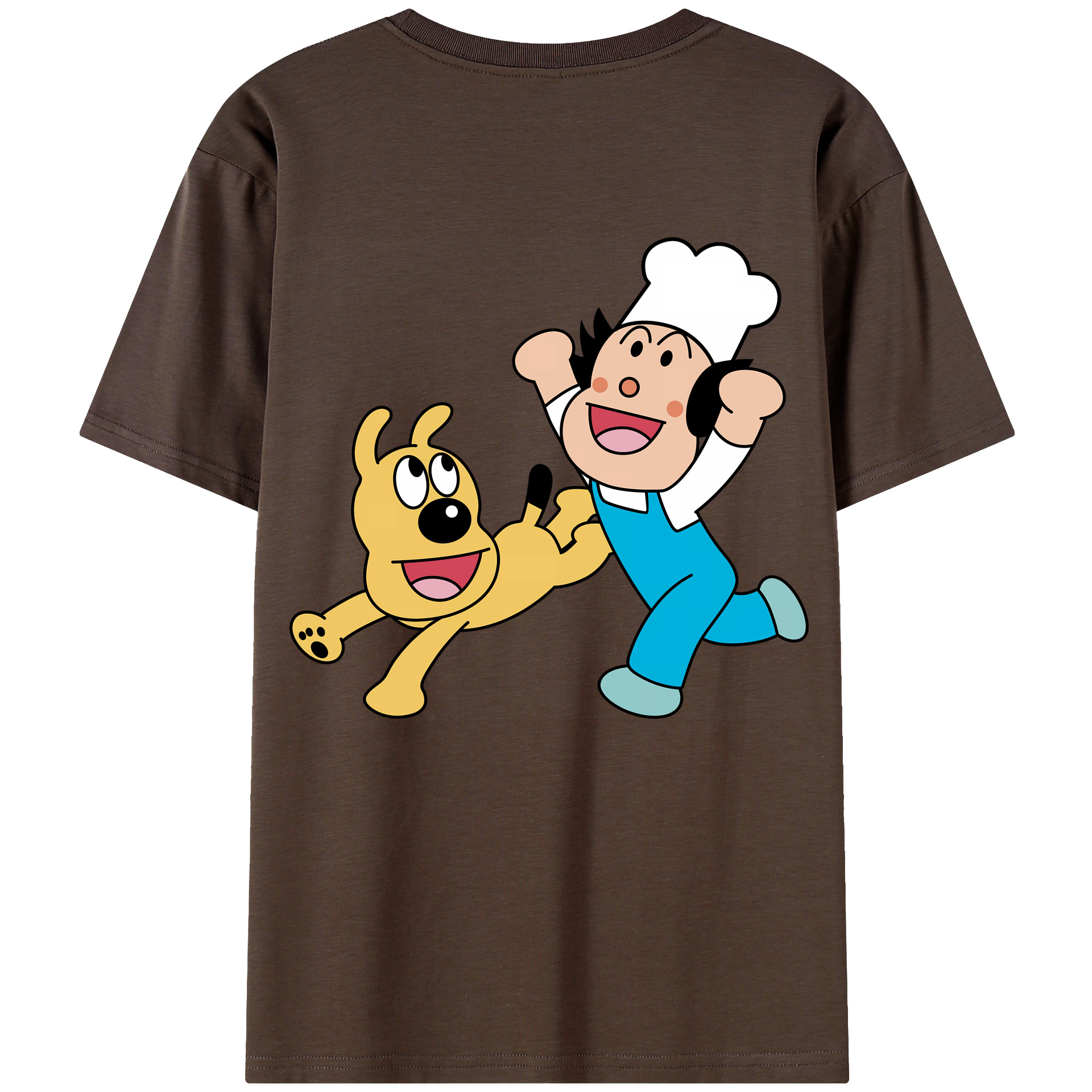 （画像用） アンパンマン Anpanman 綿100％半袖Tシャツ（背面プリント）