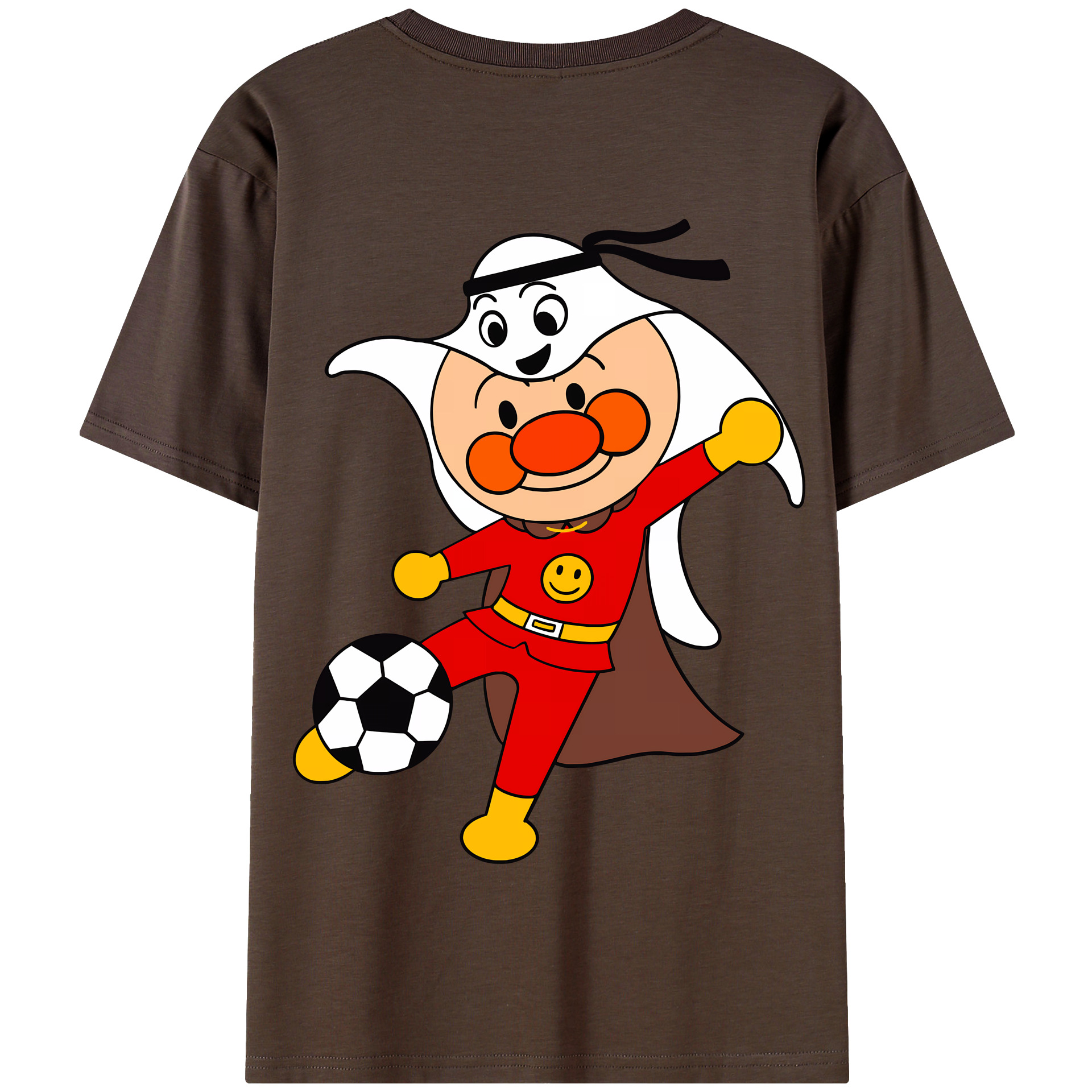 （画像用） アンパンマン Anpanman 綿100％半袖Tシャツ（背面プリント）
