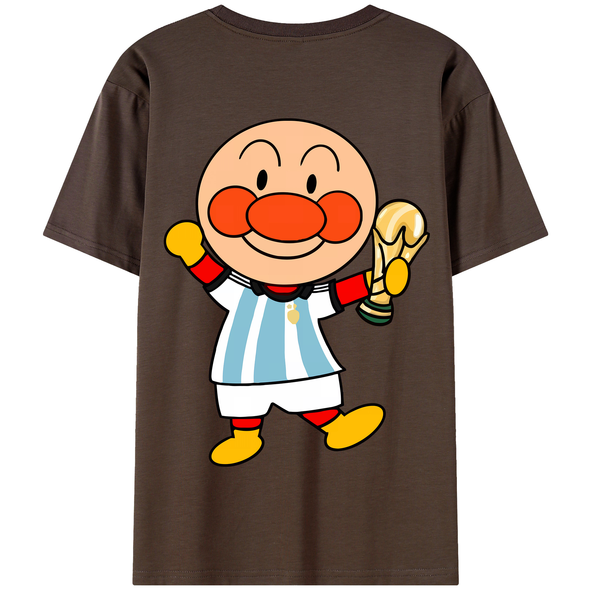 （画像用） アンパンマン Anpanman 綿100％半袖Tシャツ（背面プリント）