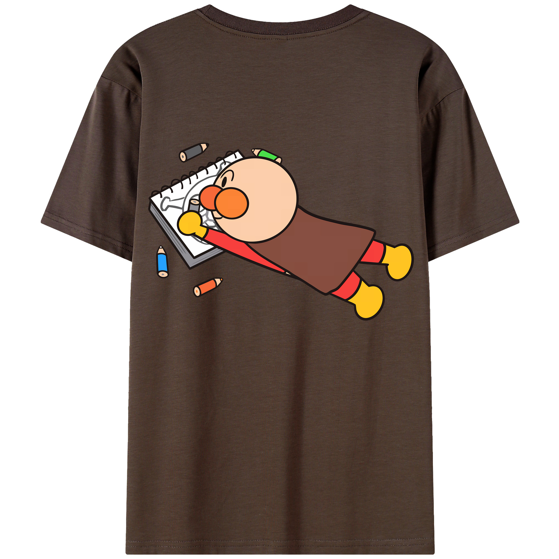 （画像用） アンパンマン Anpanman 綿100％半袖Tシャツ（背面プリント）