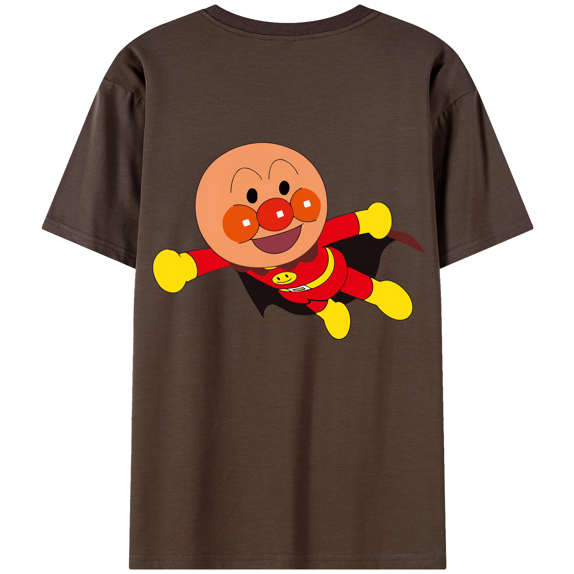 （画像用） アンパンマン Anpanman 綿100％半袖Tシャツ（背面プリント）