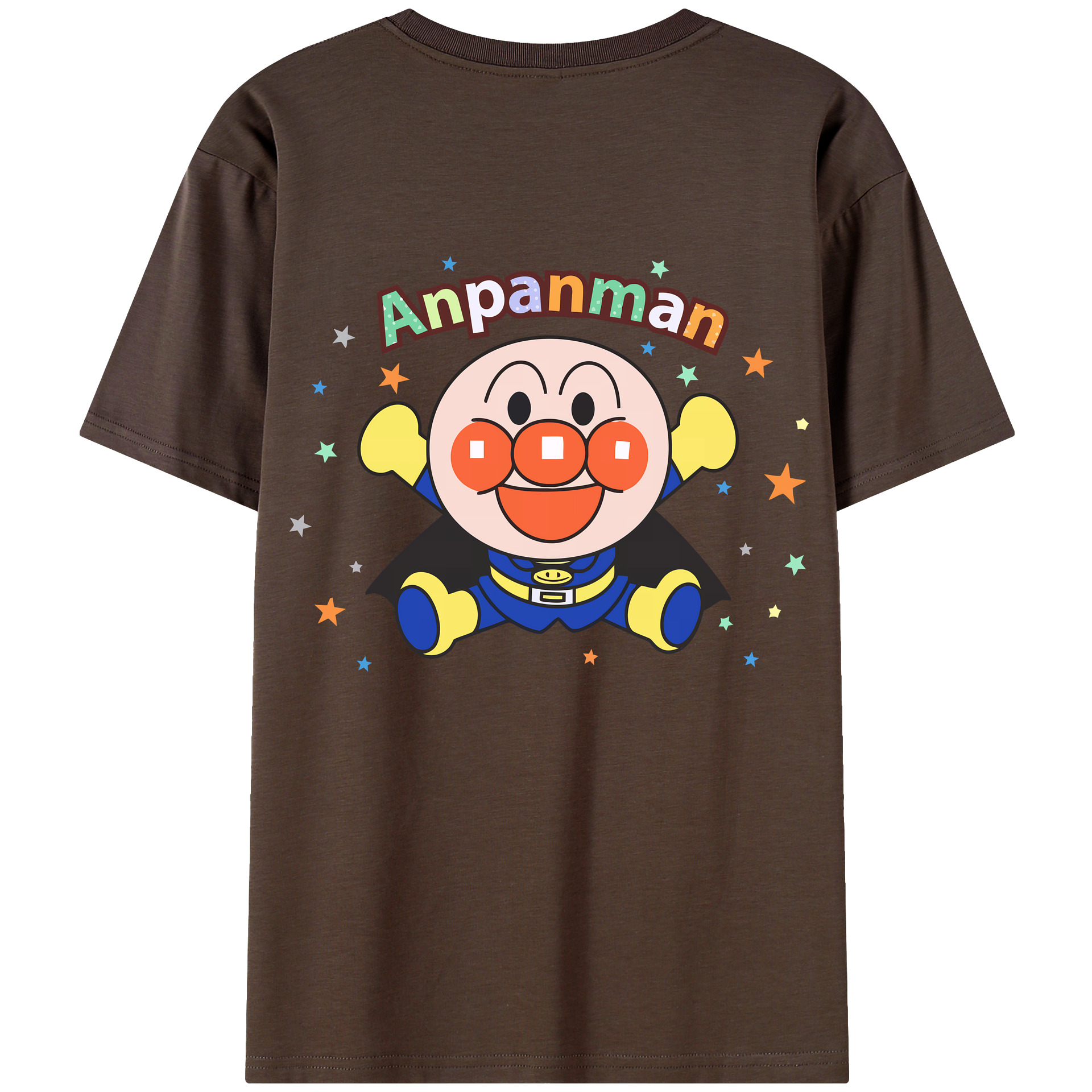 （画像用） アンパンマン Anpanman 綿100％半袖Tシャツ（背面プリント）