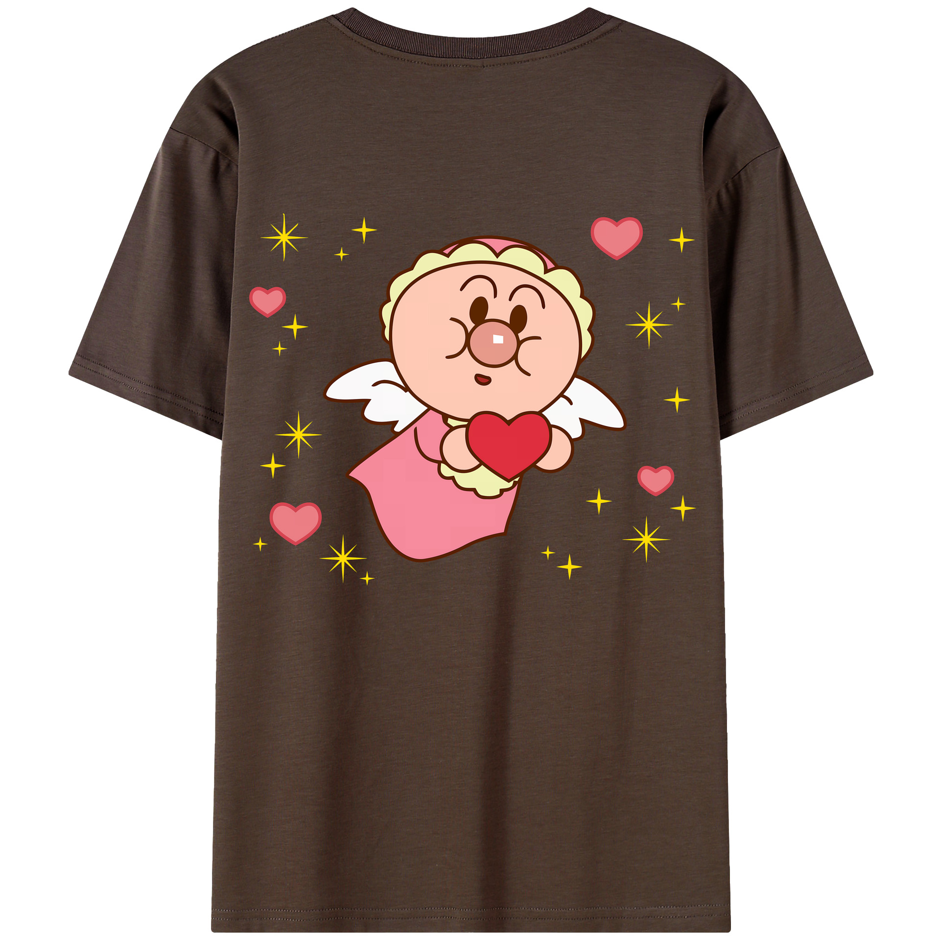 （画像用） アンパンマン Anpanman 綿100％半袖Tシャツ（背面プリント）