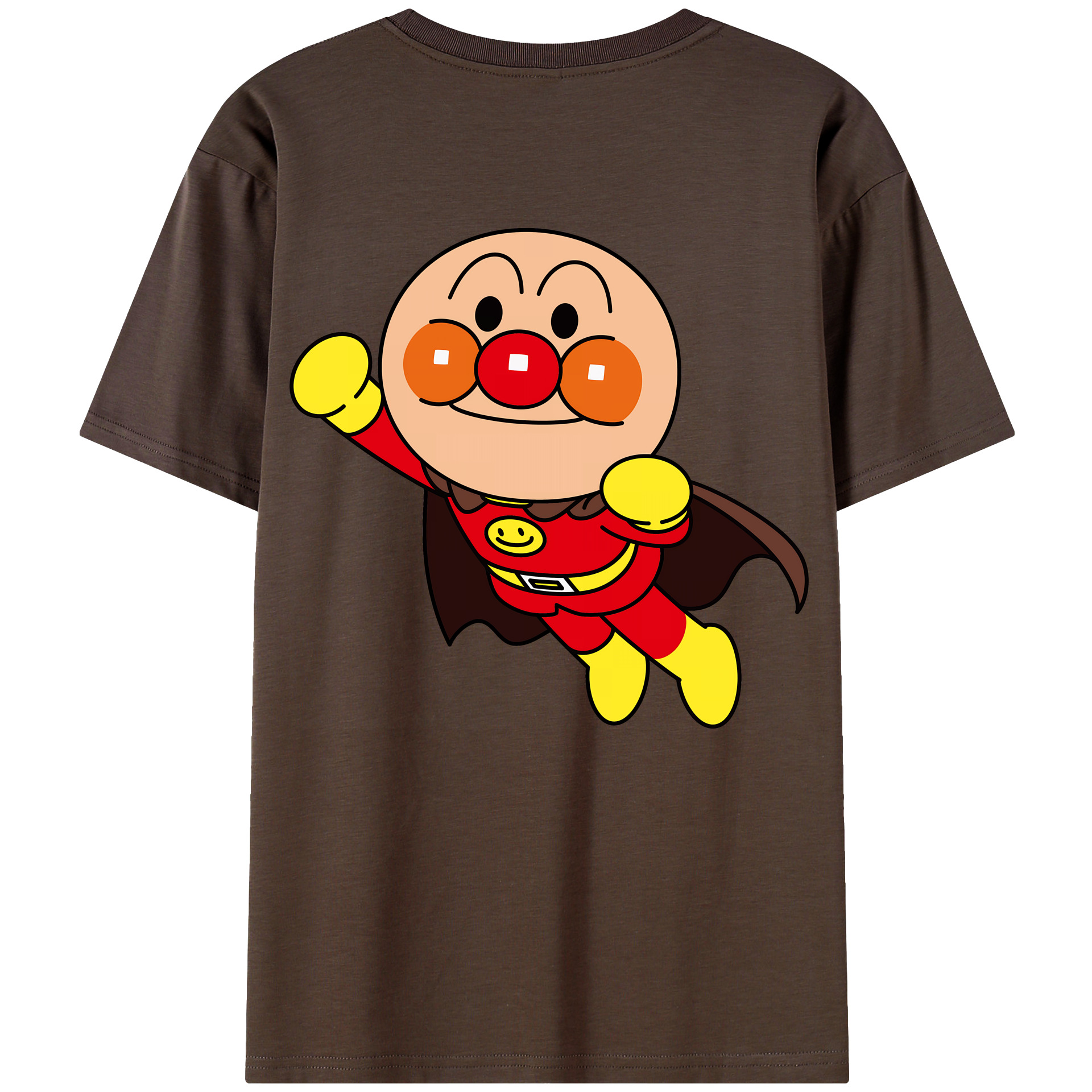 （画像用） アンパンマン Anpanman 綿100％半袖Tシャツ（背面プリント）