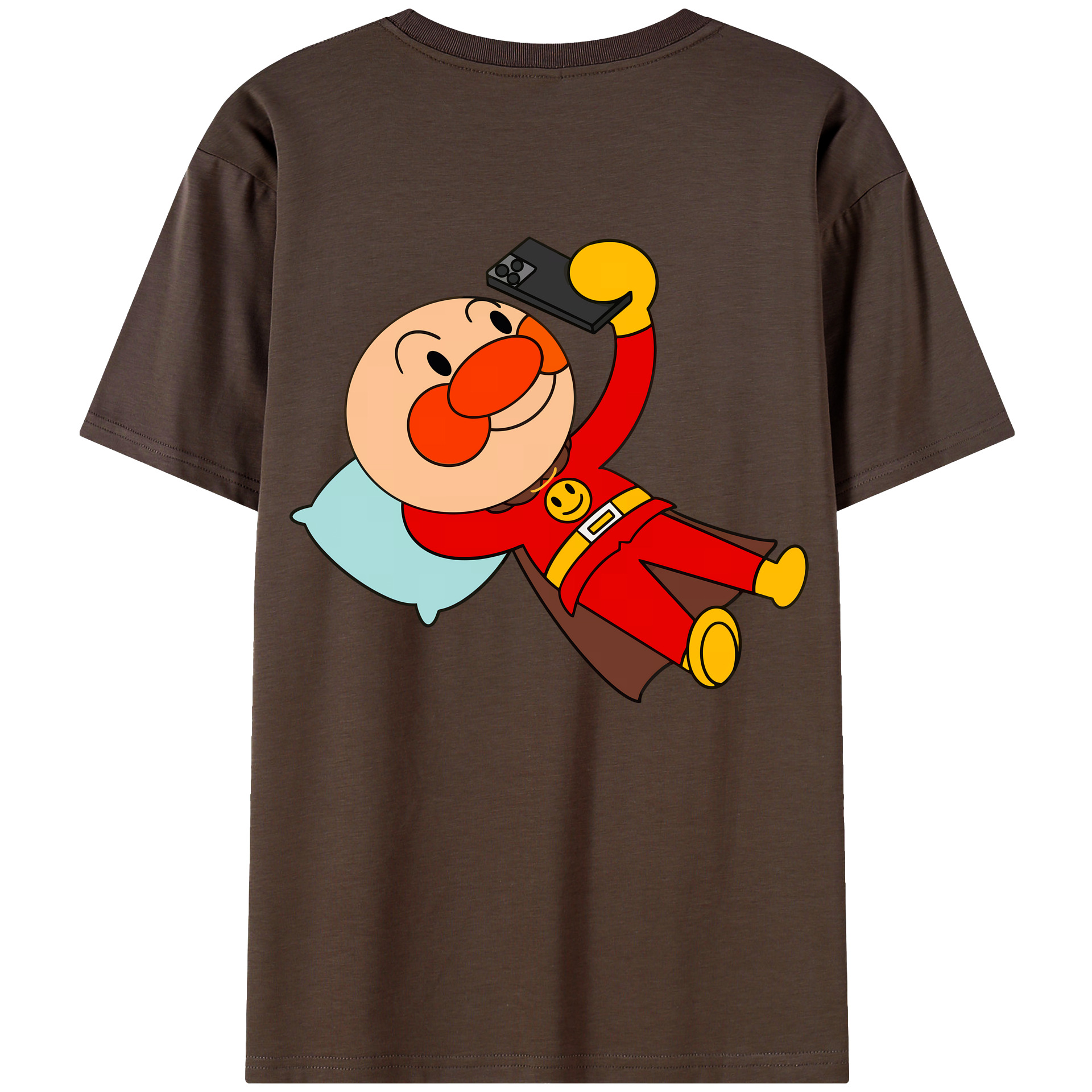 （画像用） アンパンマン Anpanman 綿100％半袖Tシャツ（背面プリント）