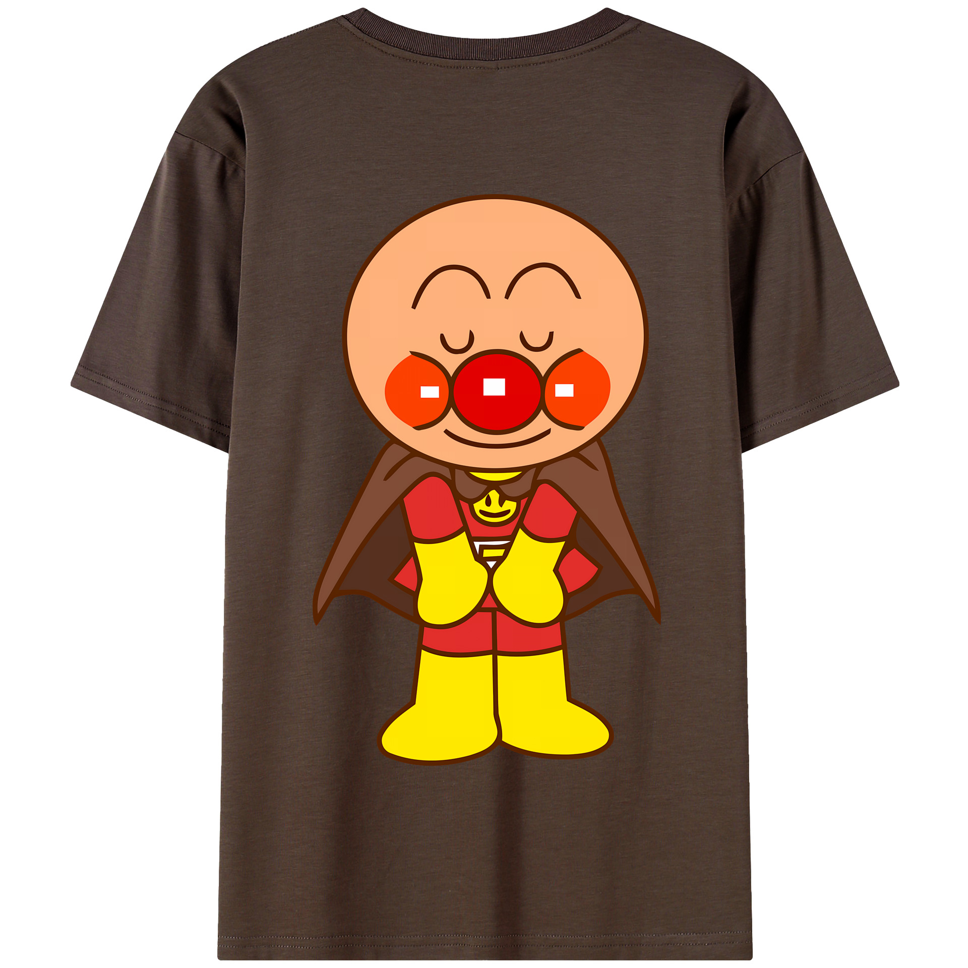（画像用） アンパンマン Anpanman 綿100％半袖Tシャツ（背面プリント）