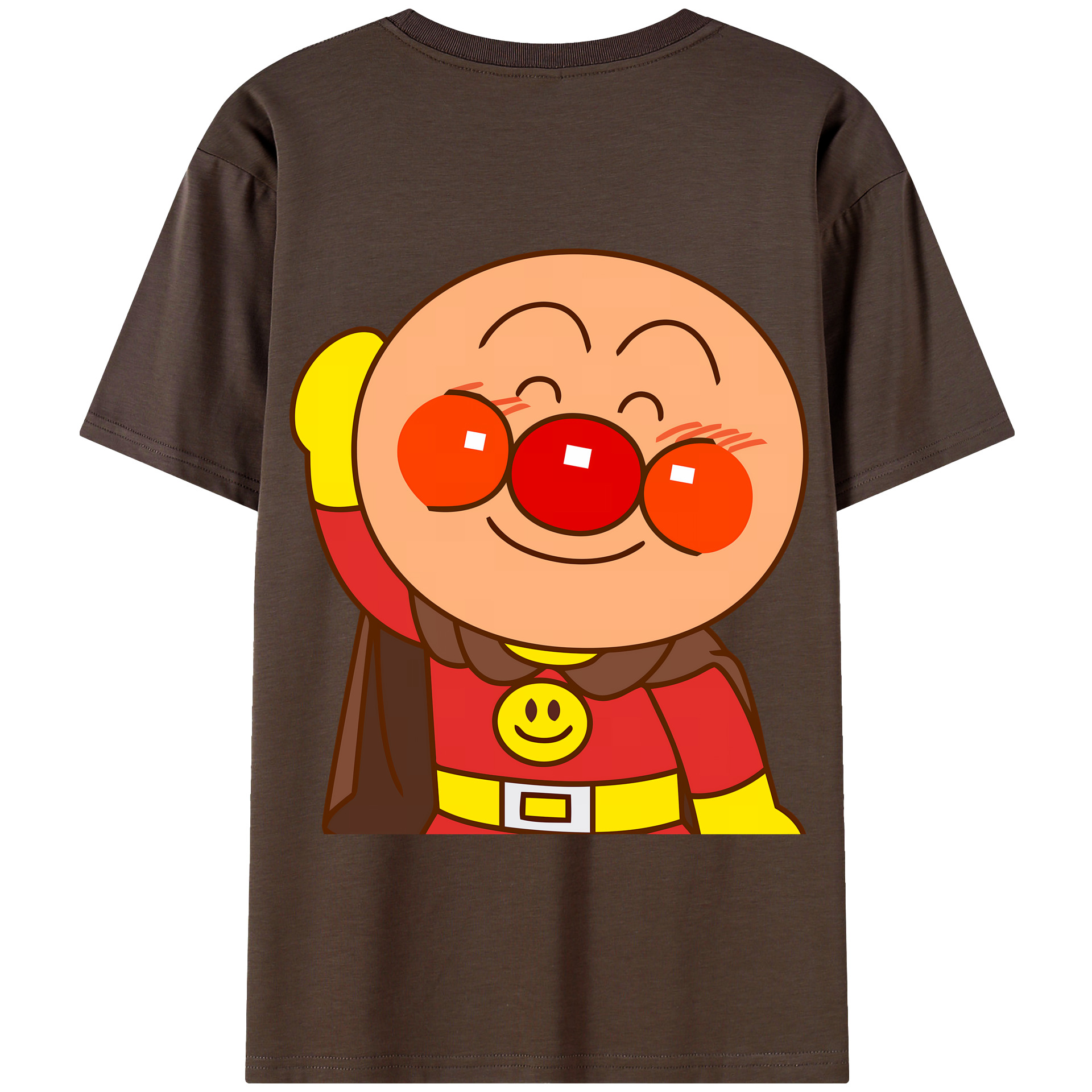 （画像用） アンパンマン Anpanman 綿100％半袖Tシャツ（背面プリント）