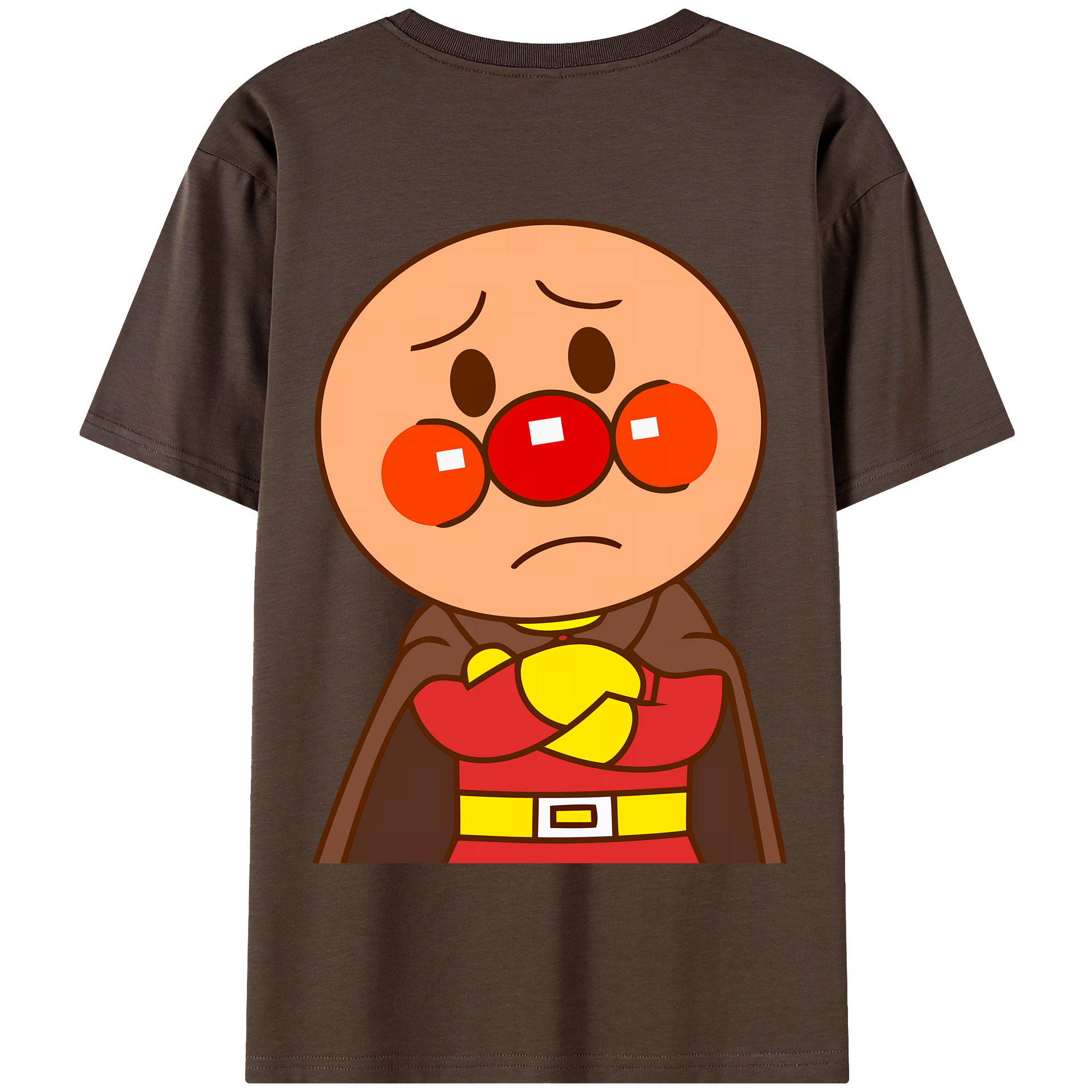 （画像用） アンパンマン Anpanman 綿100％半袖Tシャツ（背面プリント）