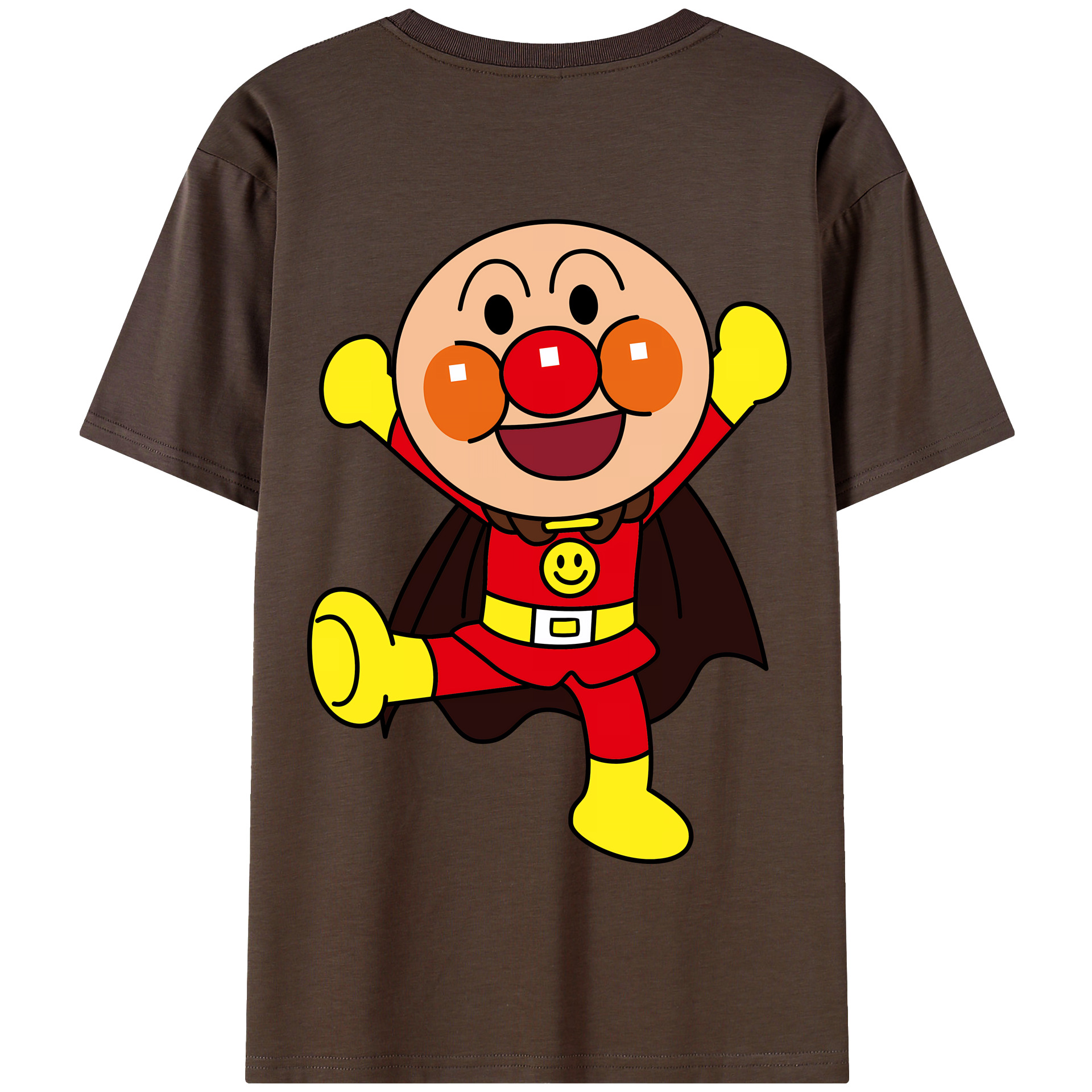 （画像用） アンパンマン Anpanman 綿100％半袖Tシャツ（背面プリント）