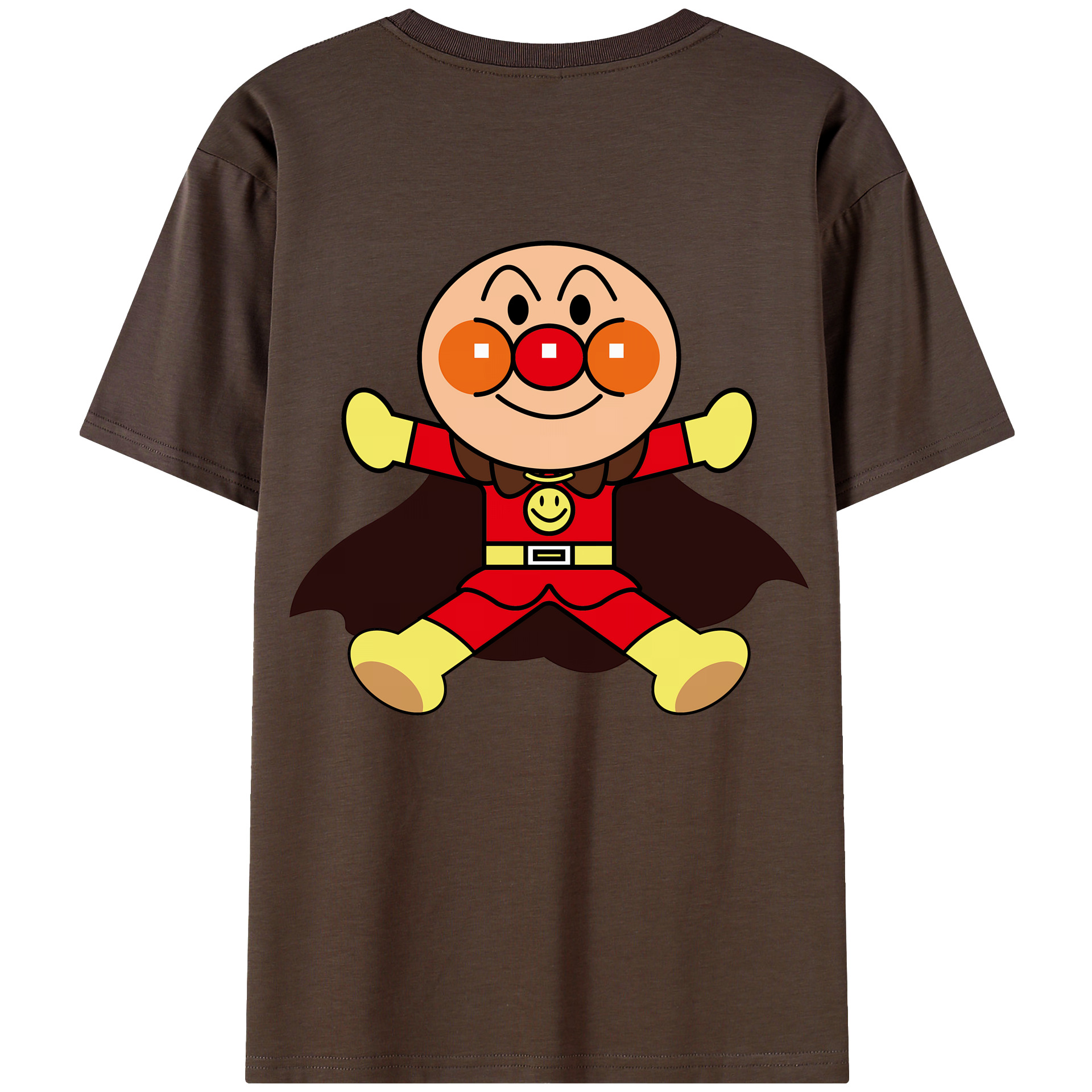 （画像用） アンパンマン Anpanman 綿100％半袖Tシャツ（背面プリント）