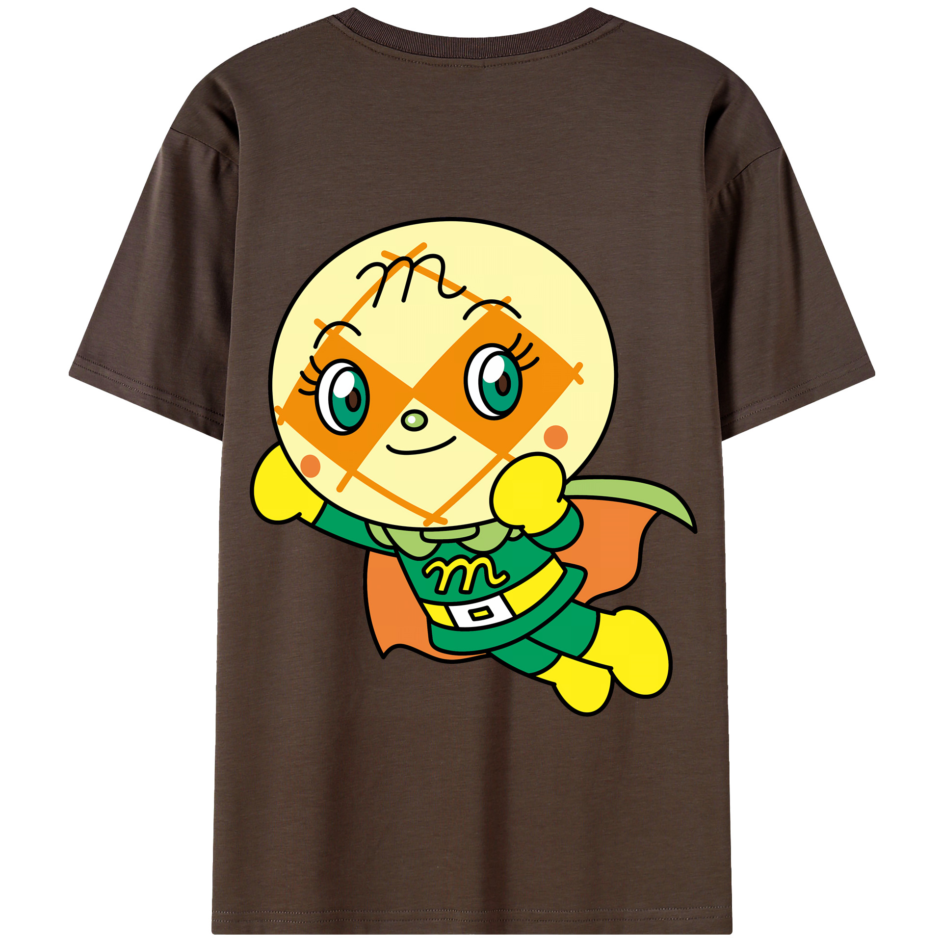 （画像用） アンパンマン Anpanman 綿100％半袖Tシャツ（背面プリント）