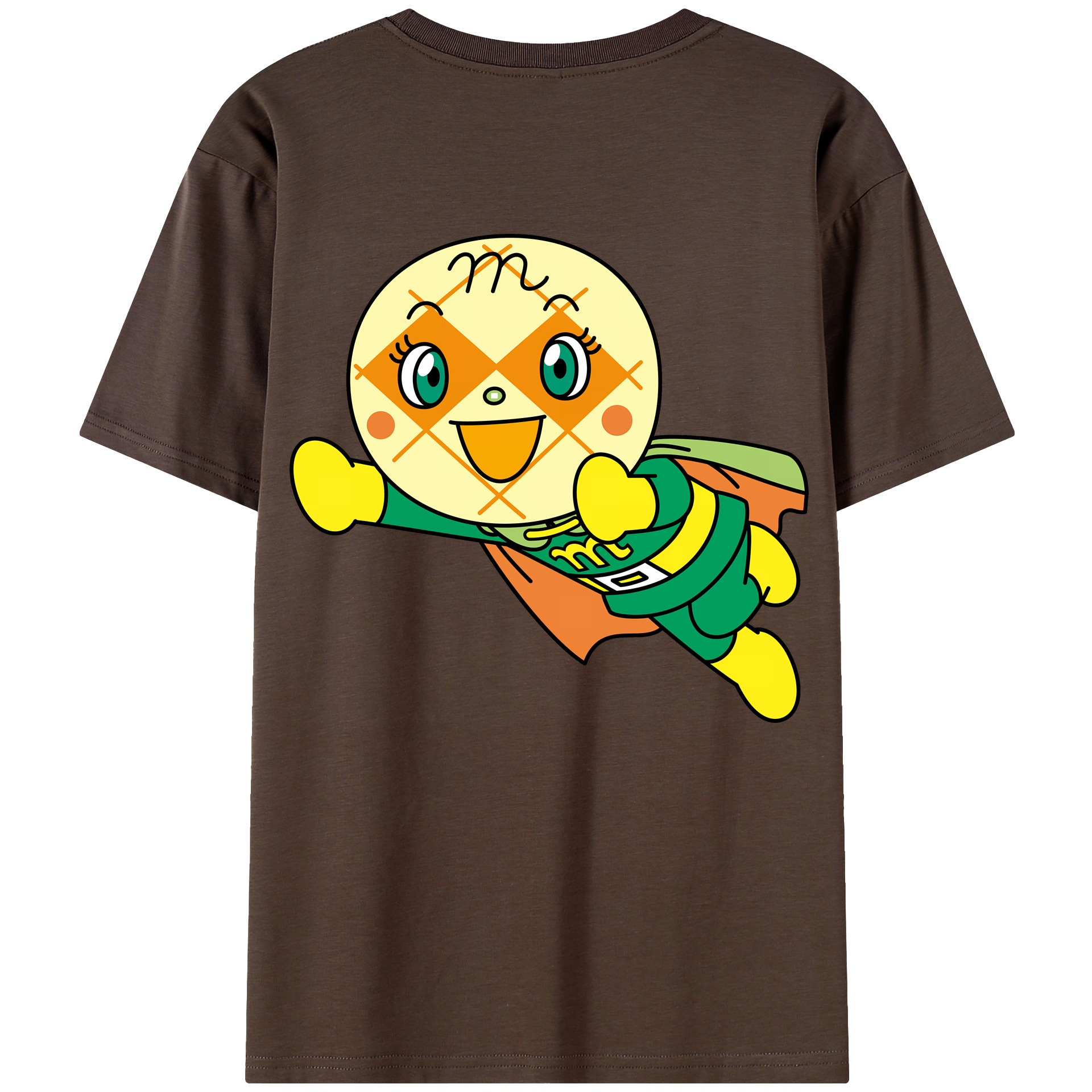 （画像用） アンパンマン Anpanman 綿100％半袖Tシャツ（背面プリント）
