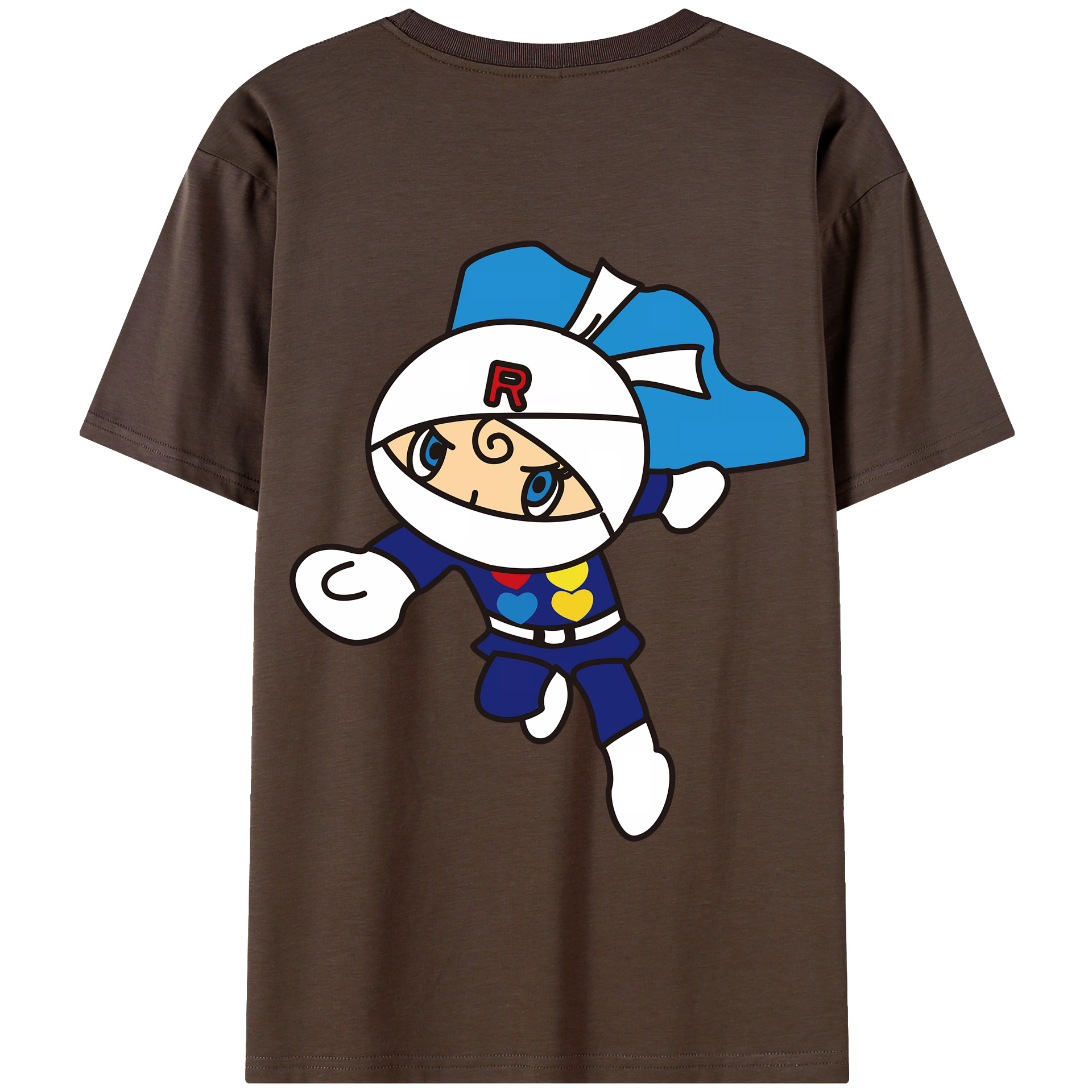 （画像用） アンパンマン Anpanman 綿100％半袖Tシャツ（背面プリント）