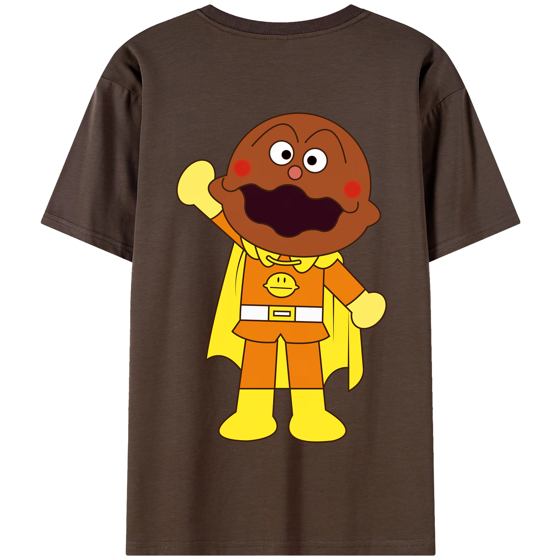 （画像用） アンパンマン Anpanman 綿100％半袖Tシャツ（背面プリント）