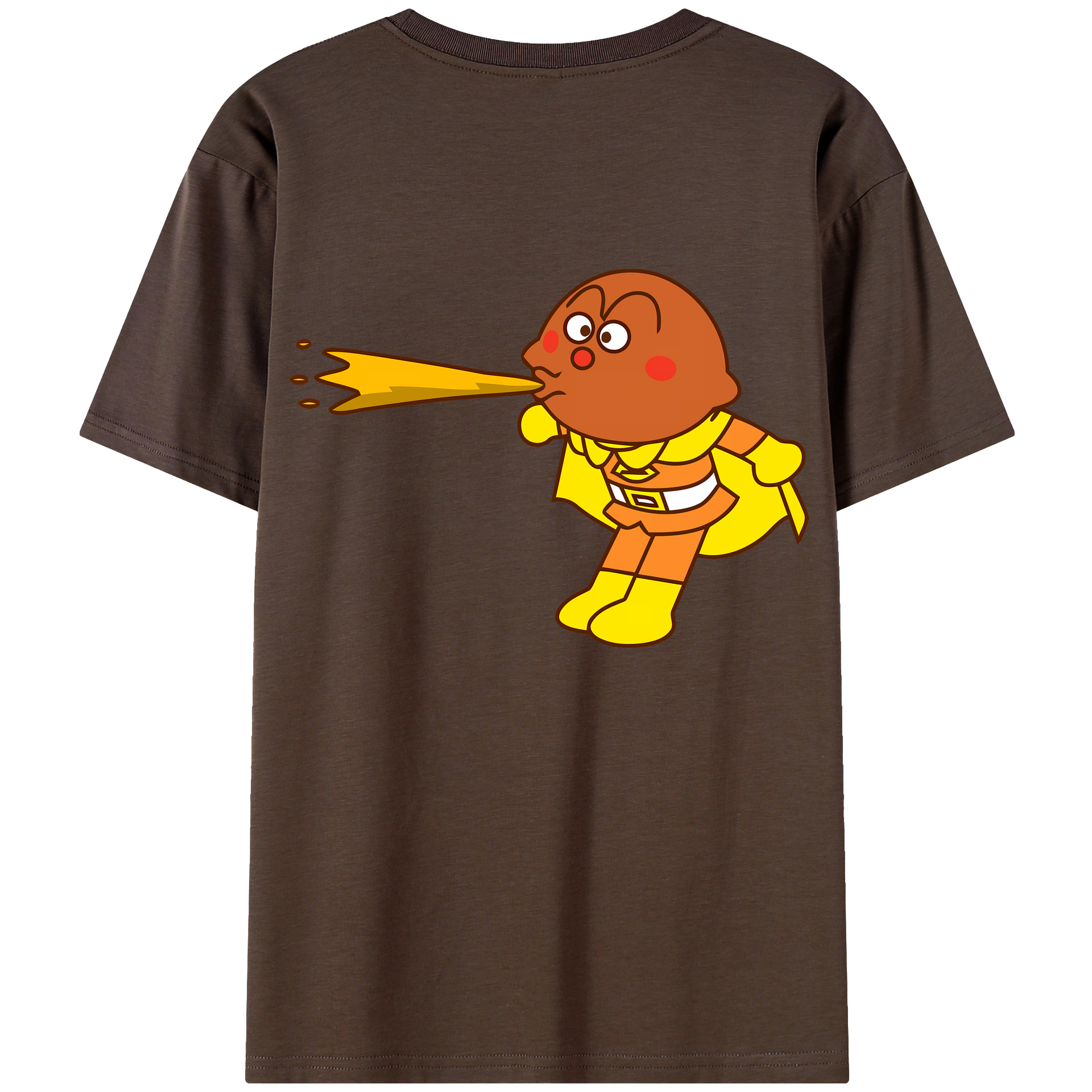 （画像用） アンパンマン Anpanman 綿100％半袖Tシャツ（背面プリント）