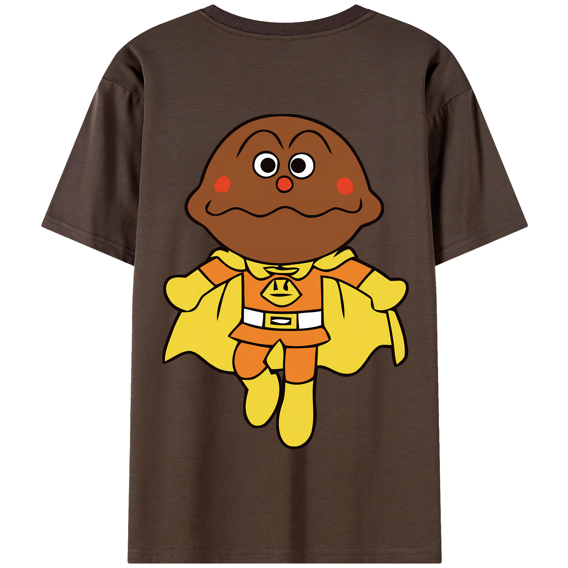 （画像用） アンパンマン Anpanman 綿100％半袖Tシャツ（背面プリント）