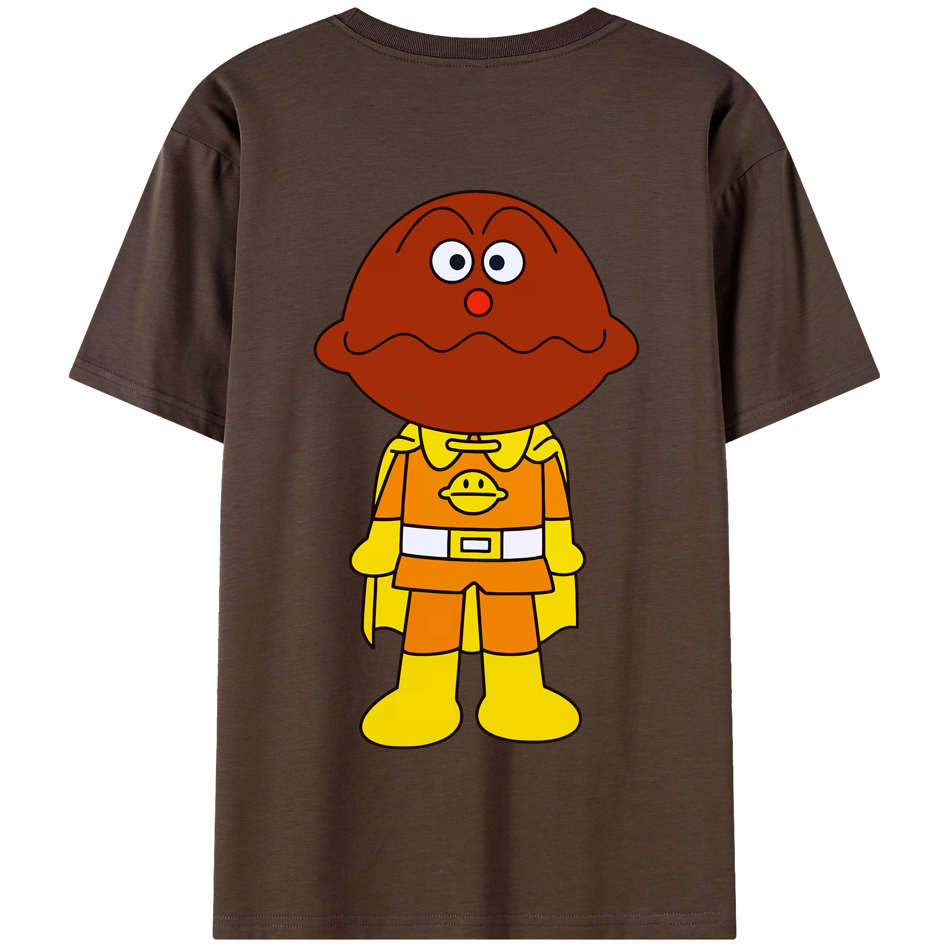 （画像用） アンパンマン Anpanman 綿100％半袖Tシャツ（背面プリント）