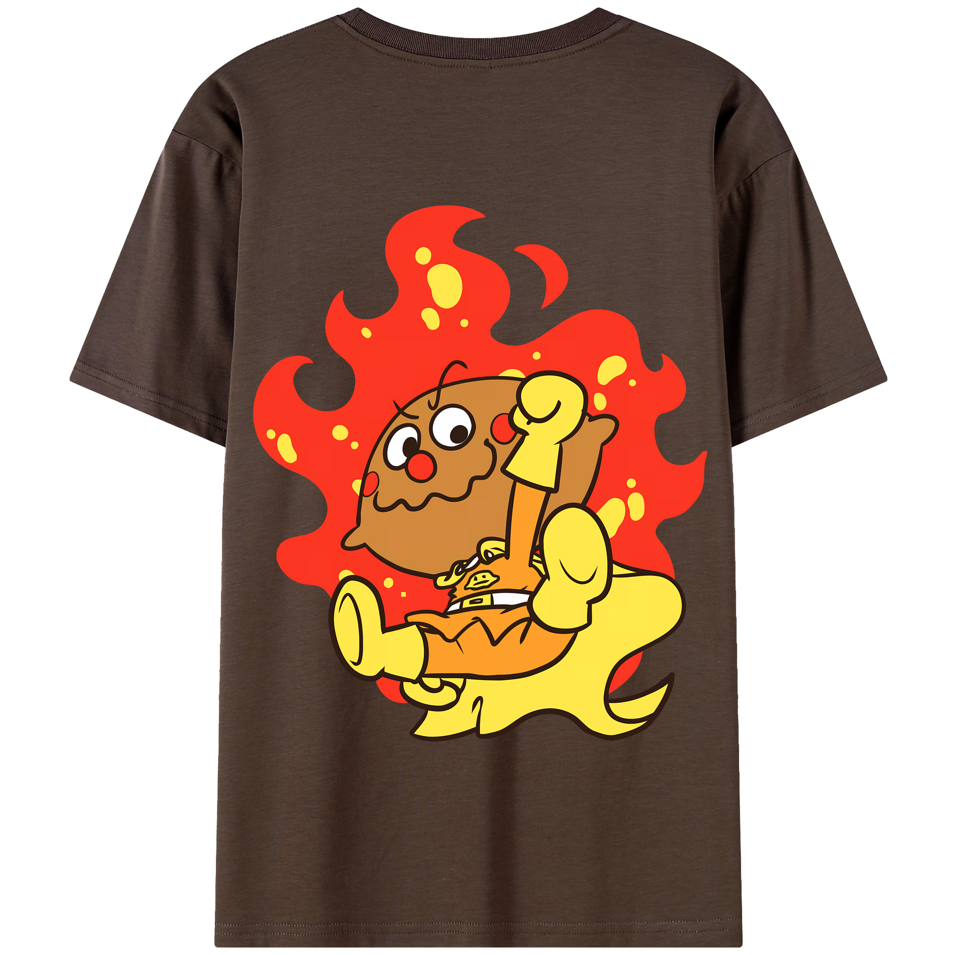 （画像用） アンパンマン Anpanman 綿100％半袖Tシャツ（背面プリント）