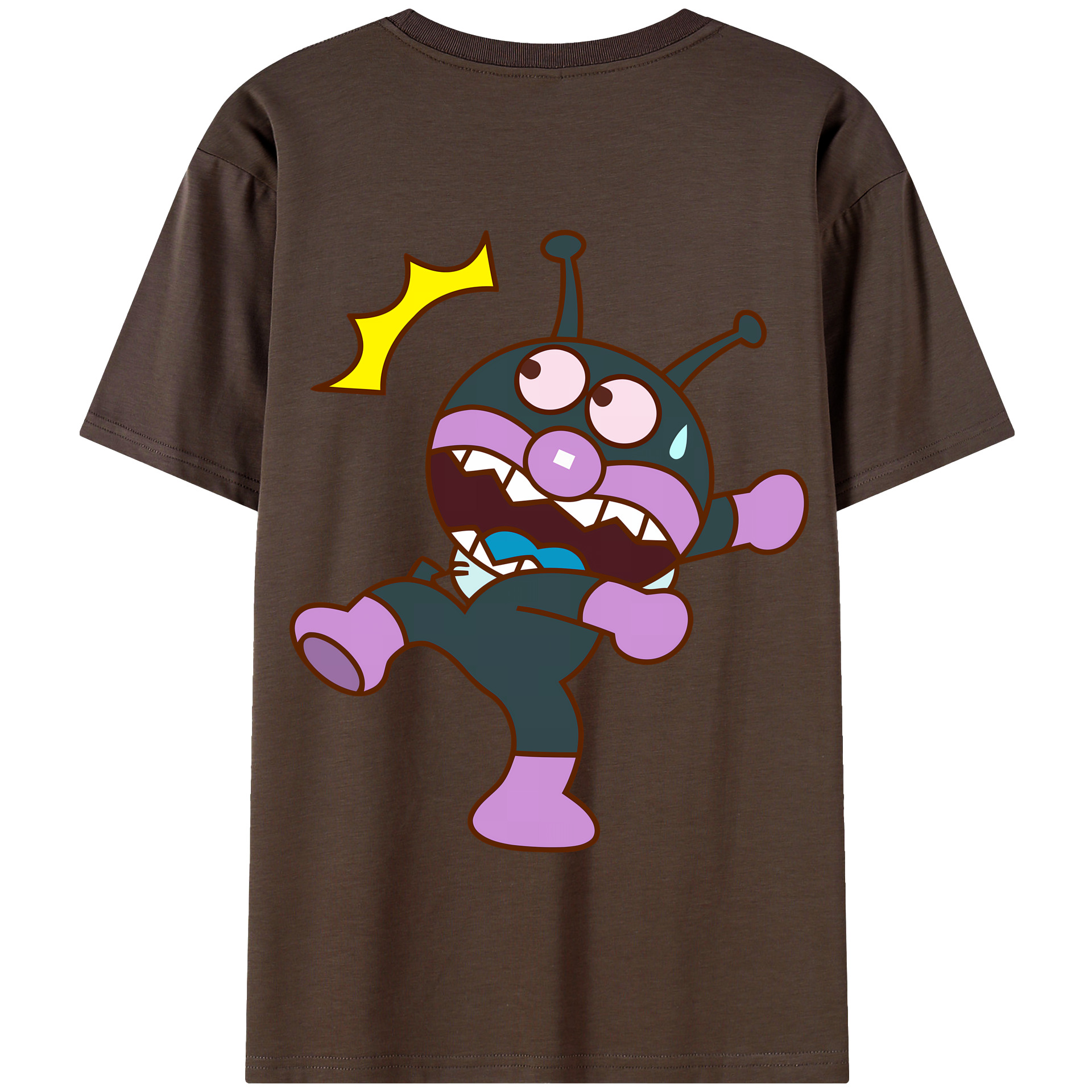 （画像用） アンパンマン Anpanman 綿100％半袖Tシャツ（背面プリント）
