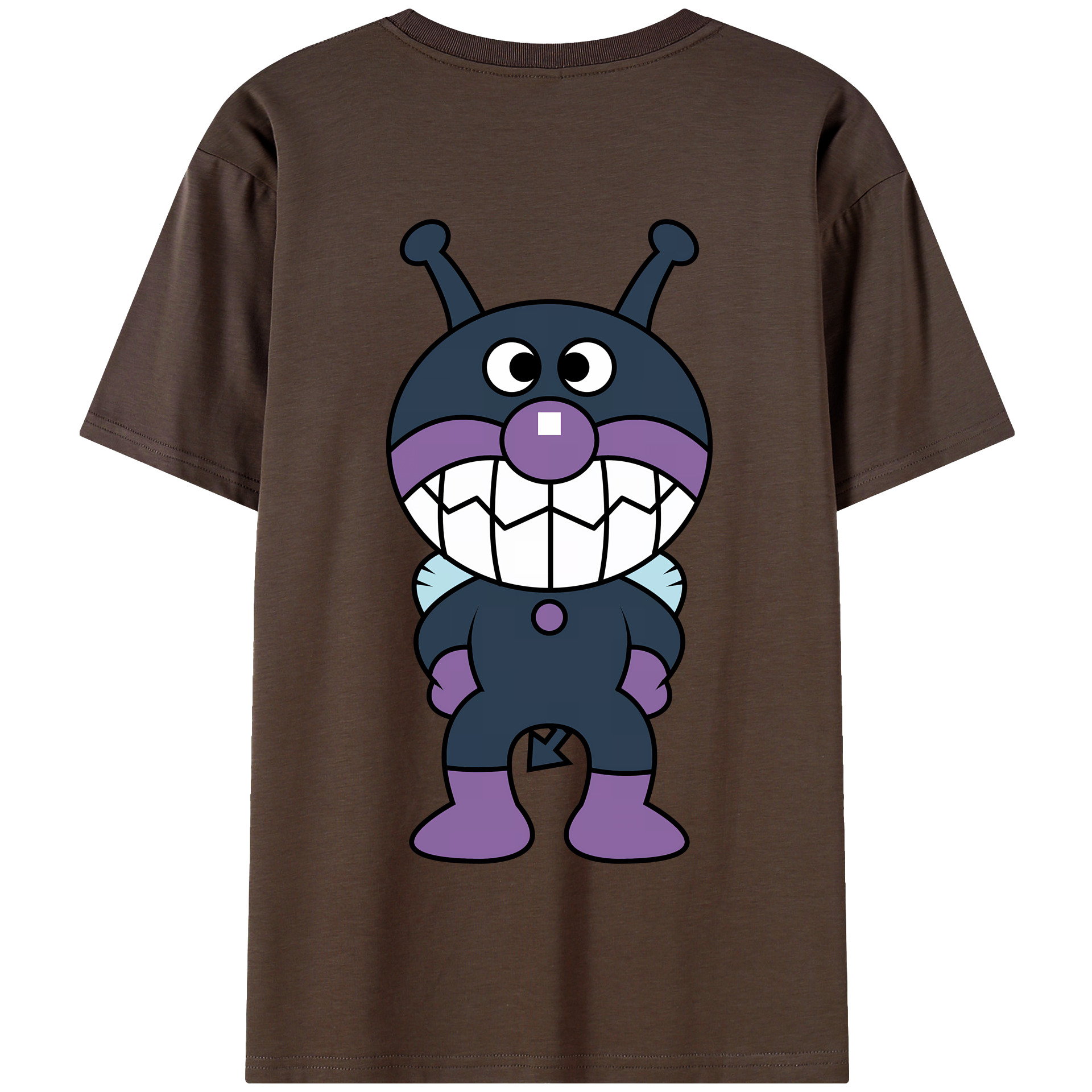 （画像用） アンパンマン Anpanman 綿100％半袖Tシャツ（背面プリント）