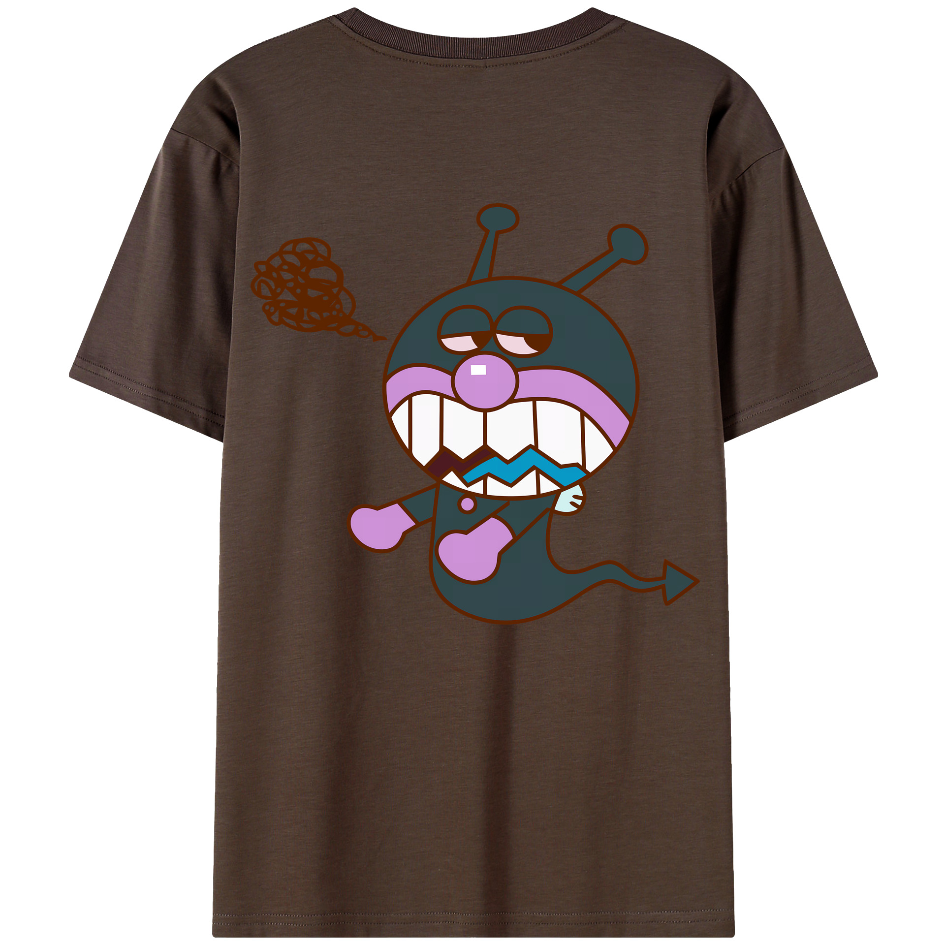 （画像用） アンパンマン Anpanman 綿100％半袖Tシャツ（背面プリント）
