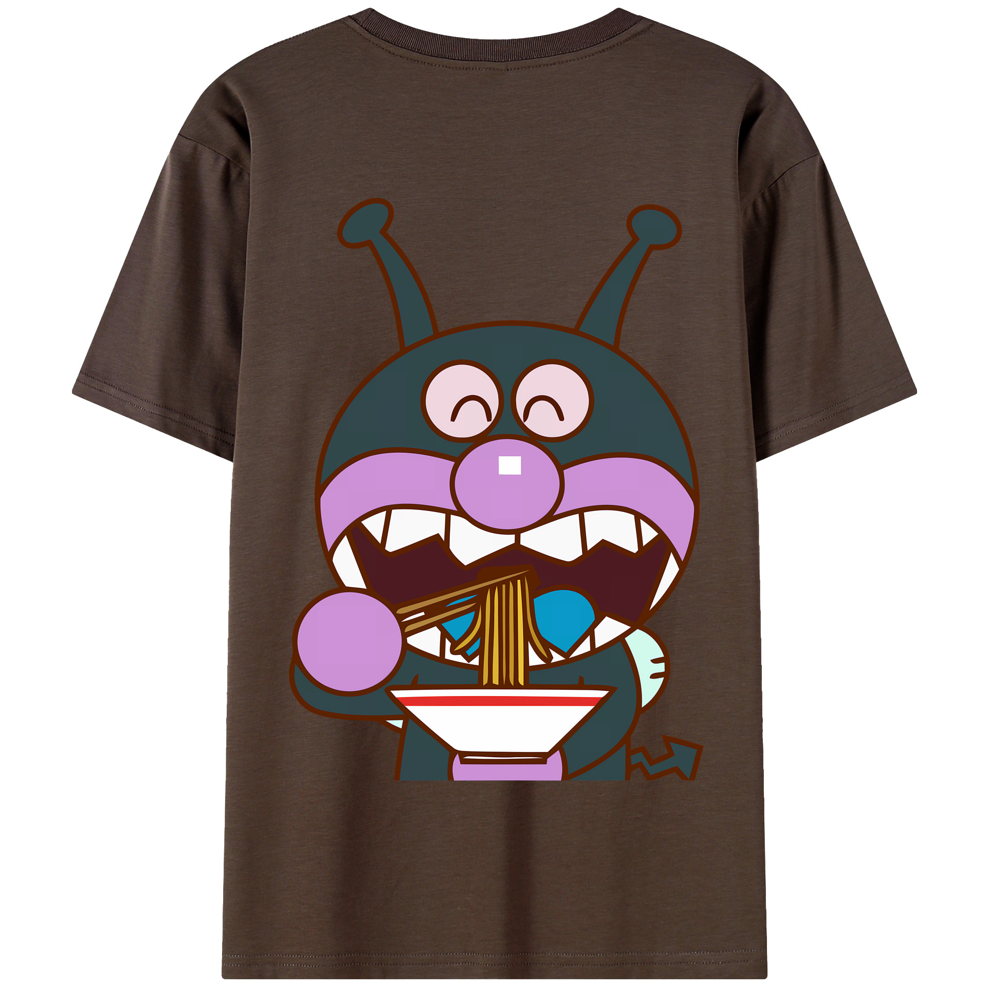 （画像用） アンパンマン Anpanman 綿100％半袖Tシャツ（背面プリント）