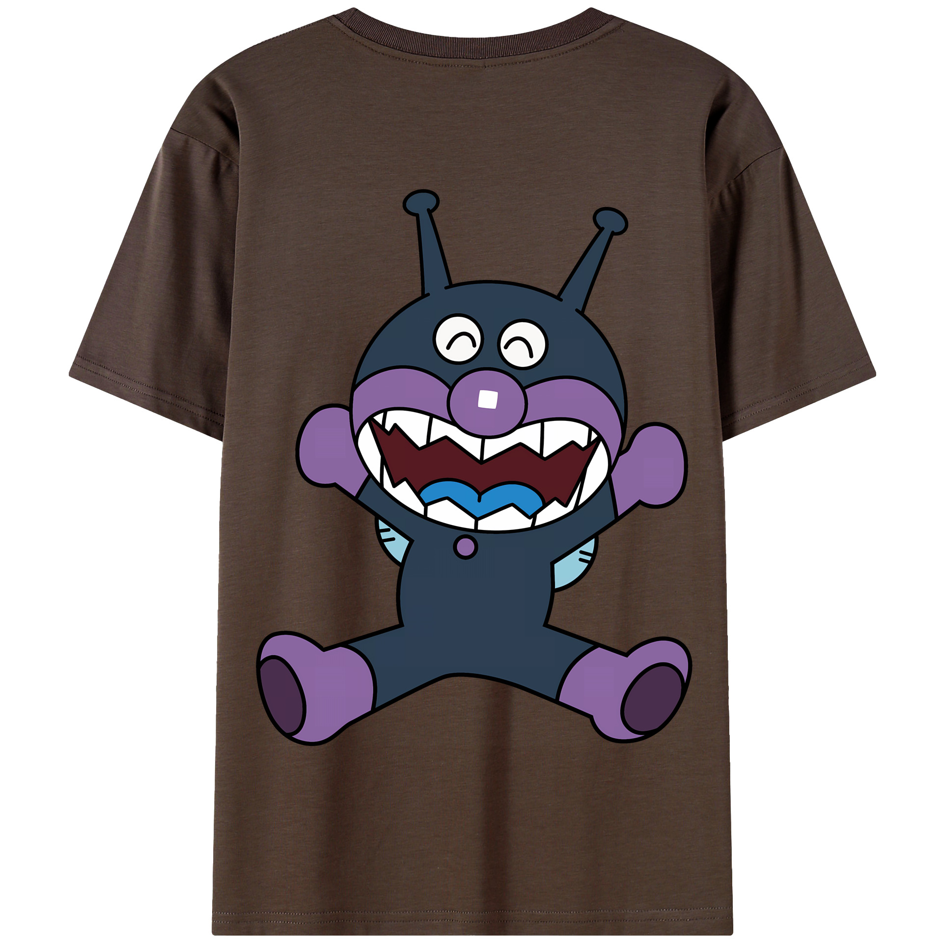 （画像用） アンパンマン Anpanman 綿100％半袖Tシャツ（背面プリント）