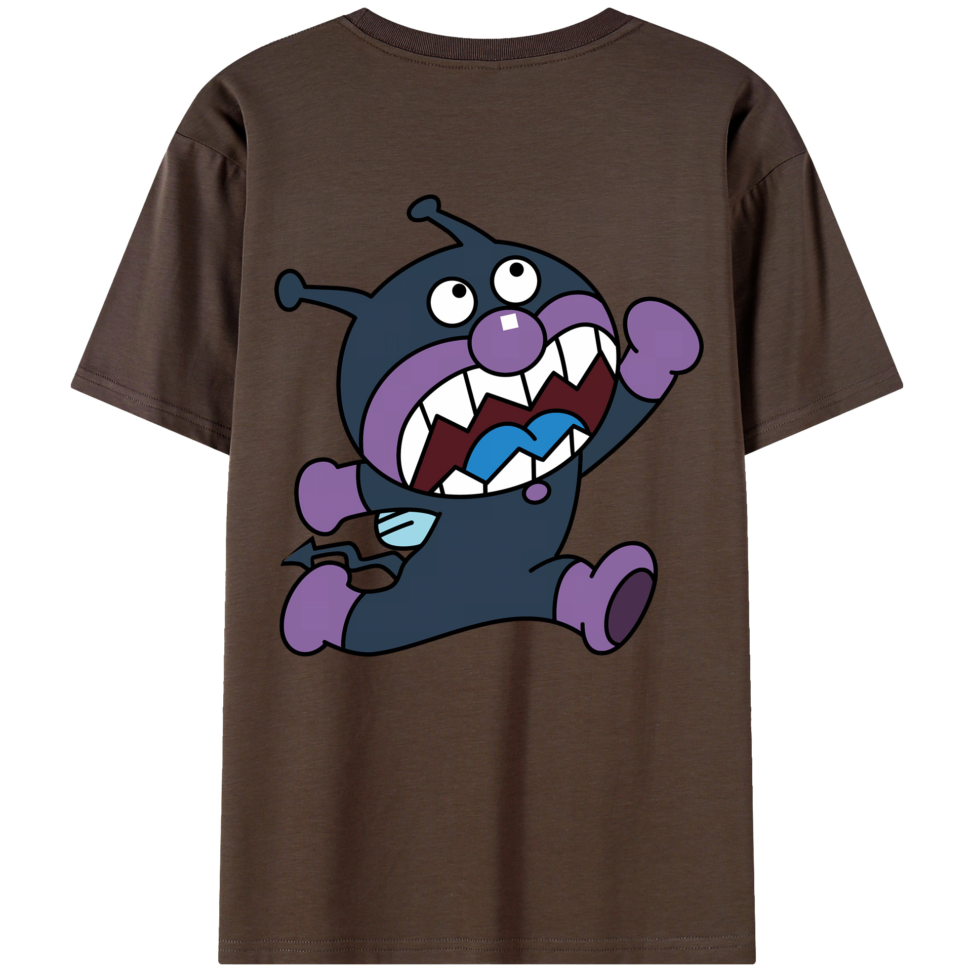 （画像用） アンパンマン Anpanman 綿100％半袖Tシャツ（背面プリント）