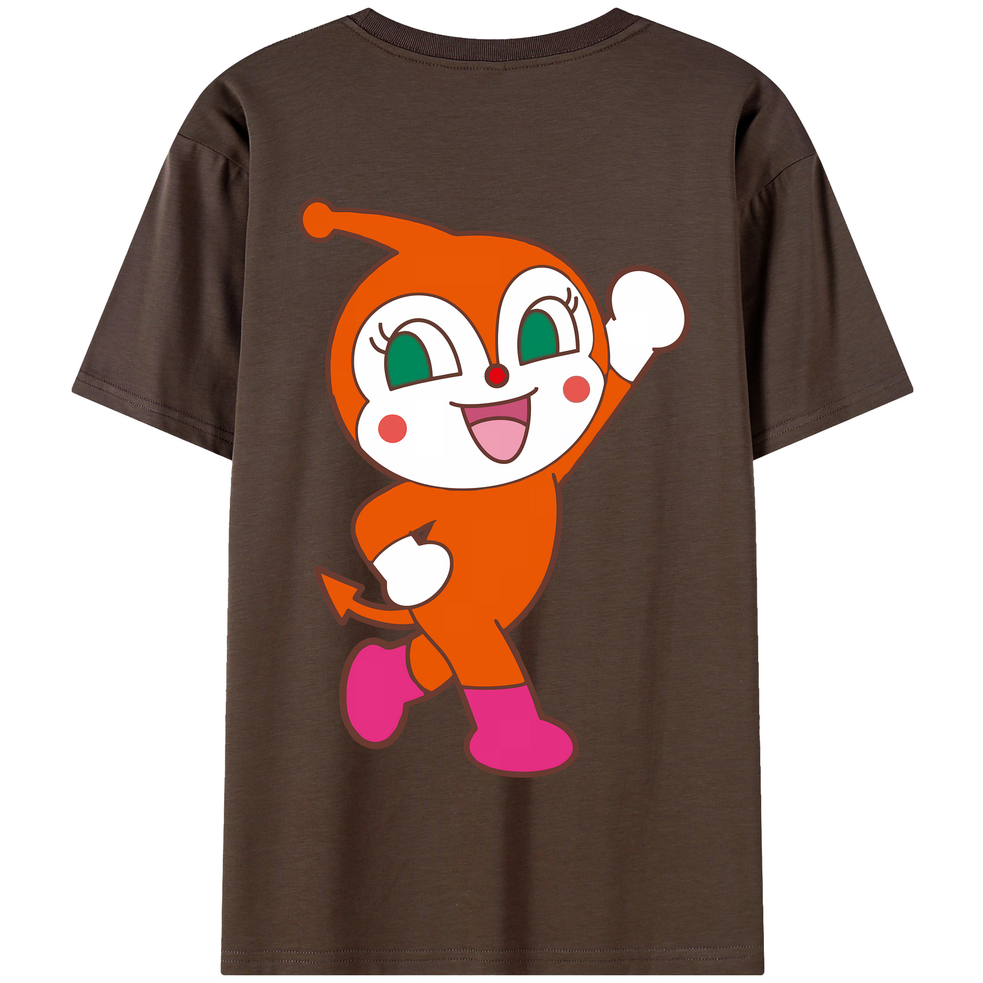 （画像用） アンパンマン Anpanman 綿100％半袖Tシャツ（背面プリント）