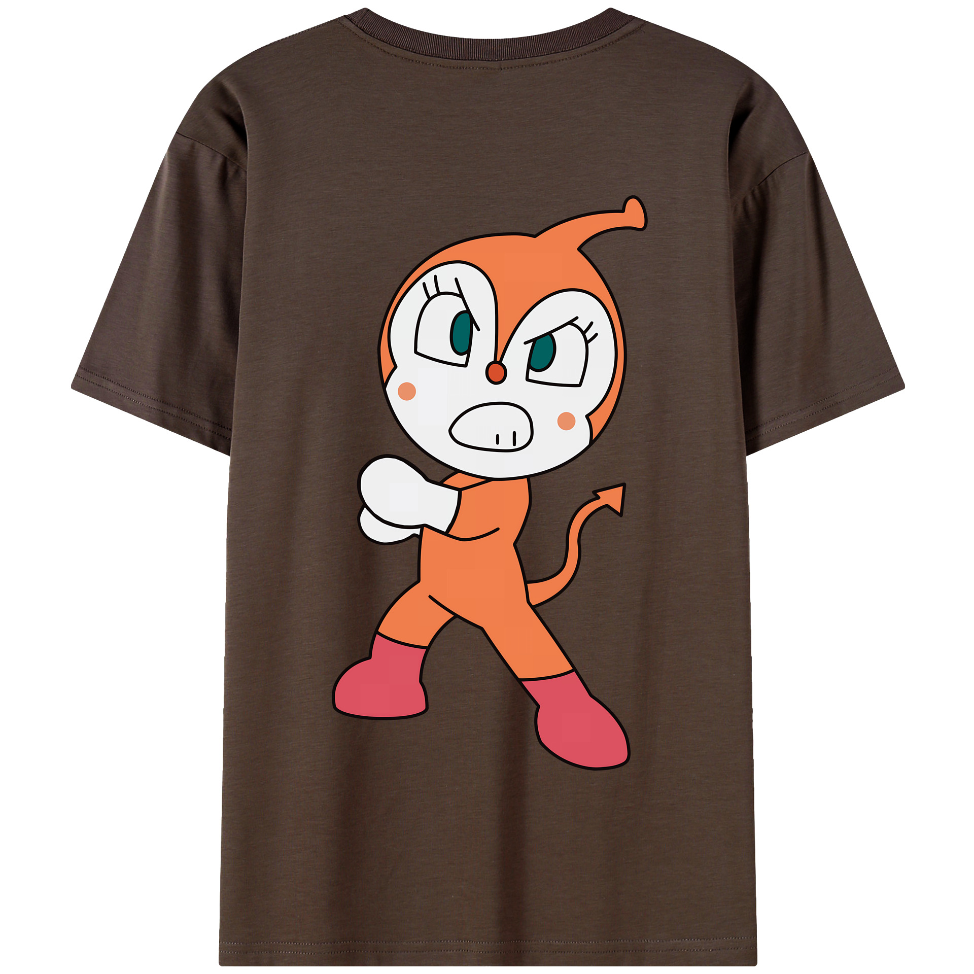 （画像用） アンパンマン Anpanman 綿100％半袖Tシャツ（背面プリント）