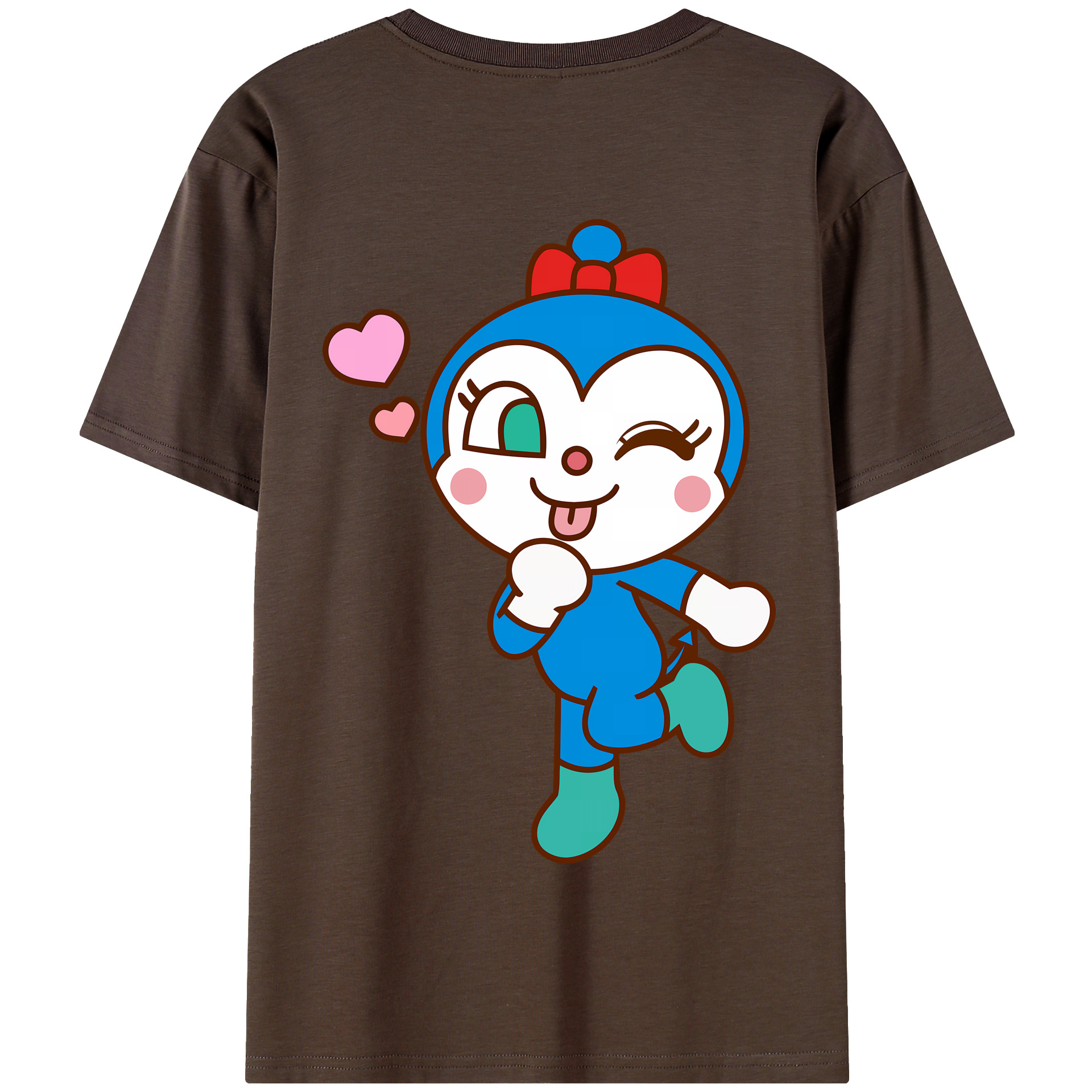 （画像用） アンパンマン Anpanman 綿100％半袖Tシャツ（背面プリント）