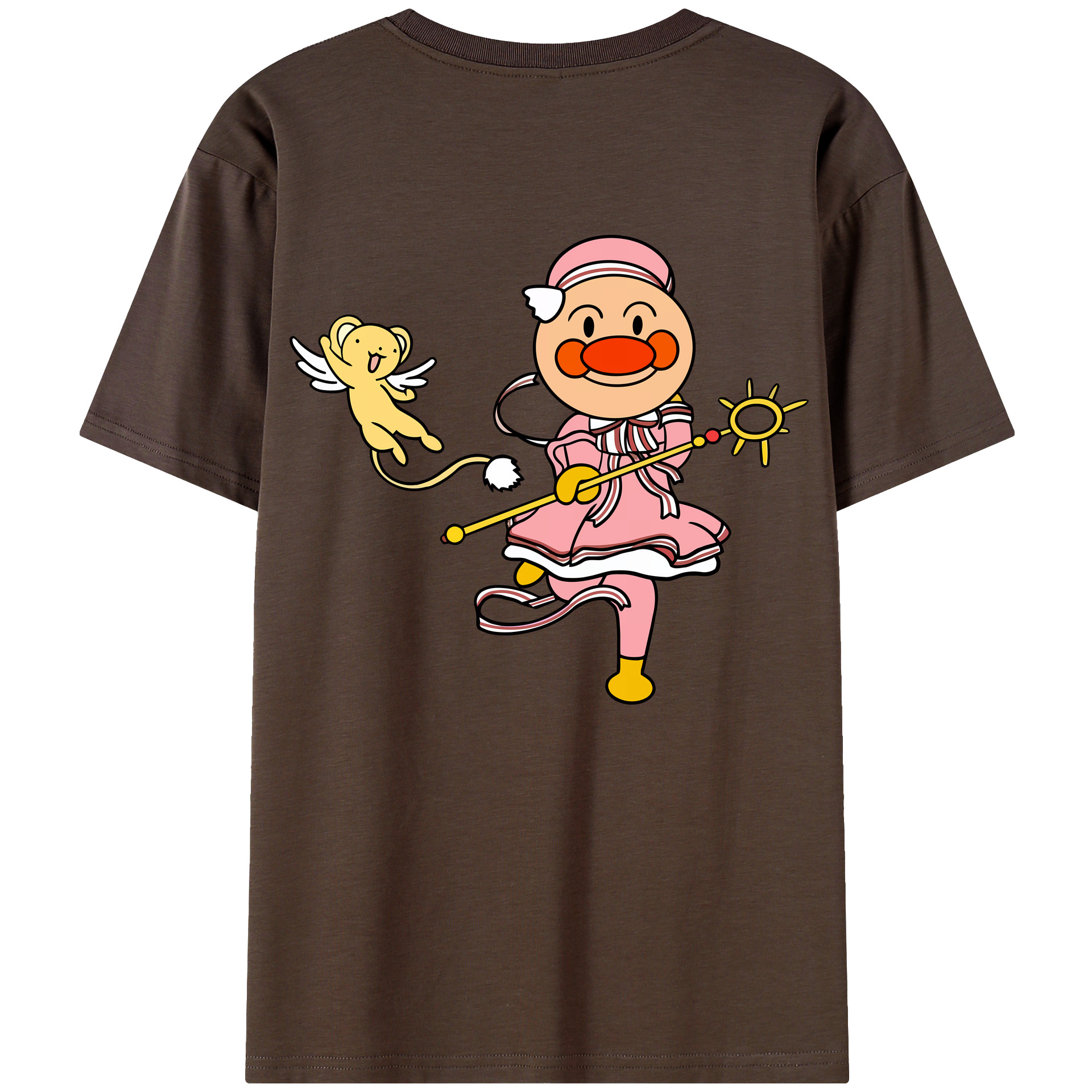 （画像用） アンパンマン Anpanman 綿100％半袖Tシャツ（背面プリント）