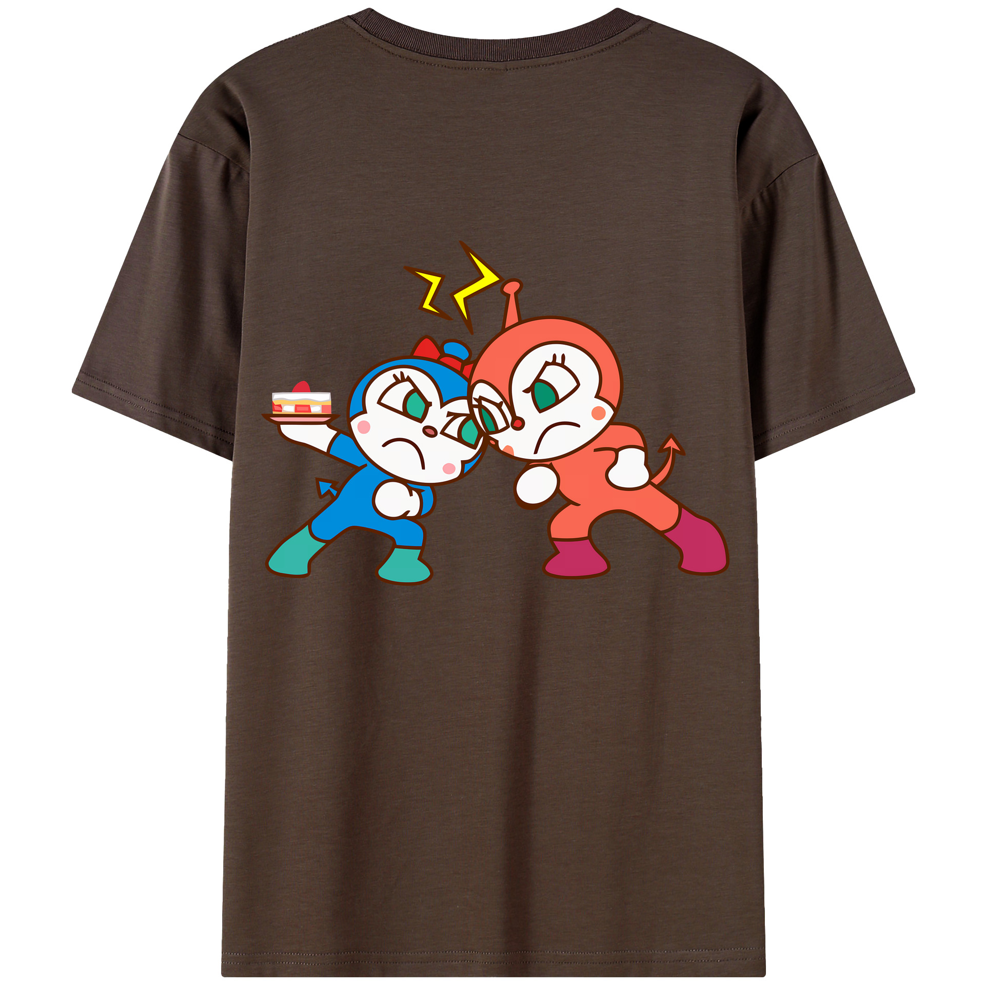 （画像用） アンパンマン Anpanman 綿100％半袖Tシャツ（背面プリント）