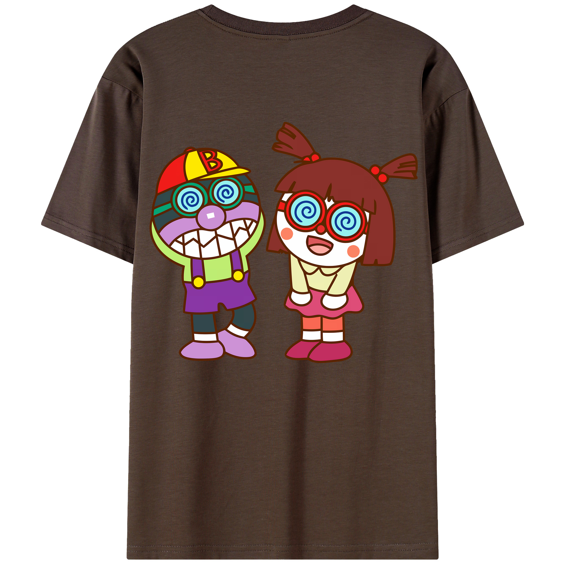（画像用） アンパンマン Anpanman 綿100％半袖Tシャツ（背面プリント）