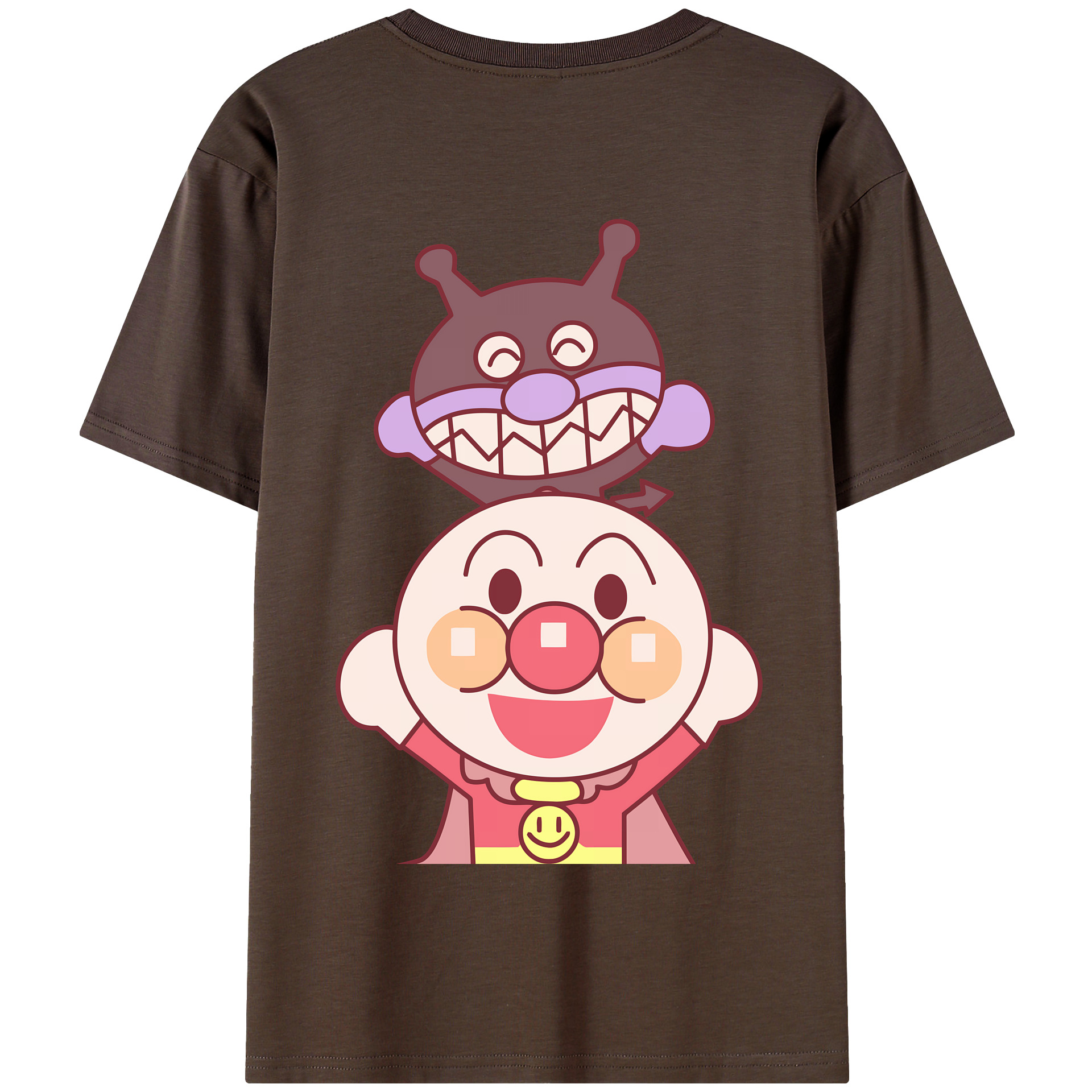 アンパンマン Anpanman 綿100％半袖Tシャツ（背面プリント）