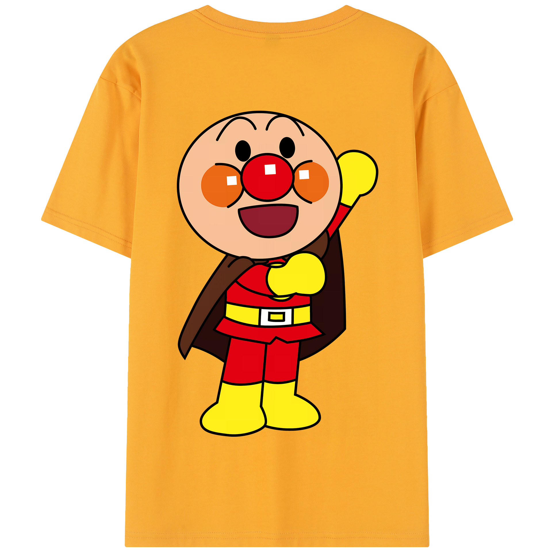 （画像用） アンパンマン Anpanman 綿100％半袖Tシャツ（背面プリント）